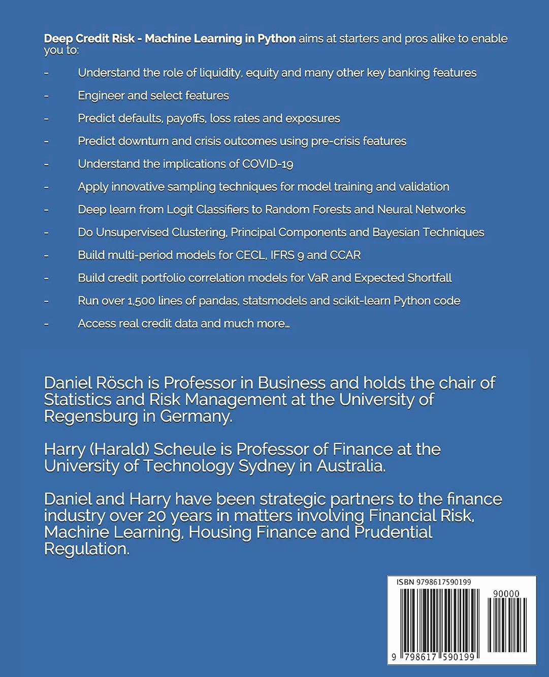 Deep Credit Risk: Machine Learning with Python