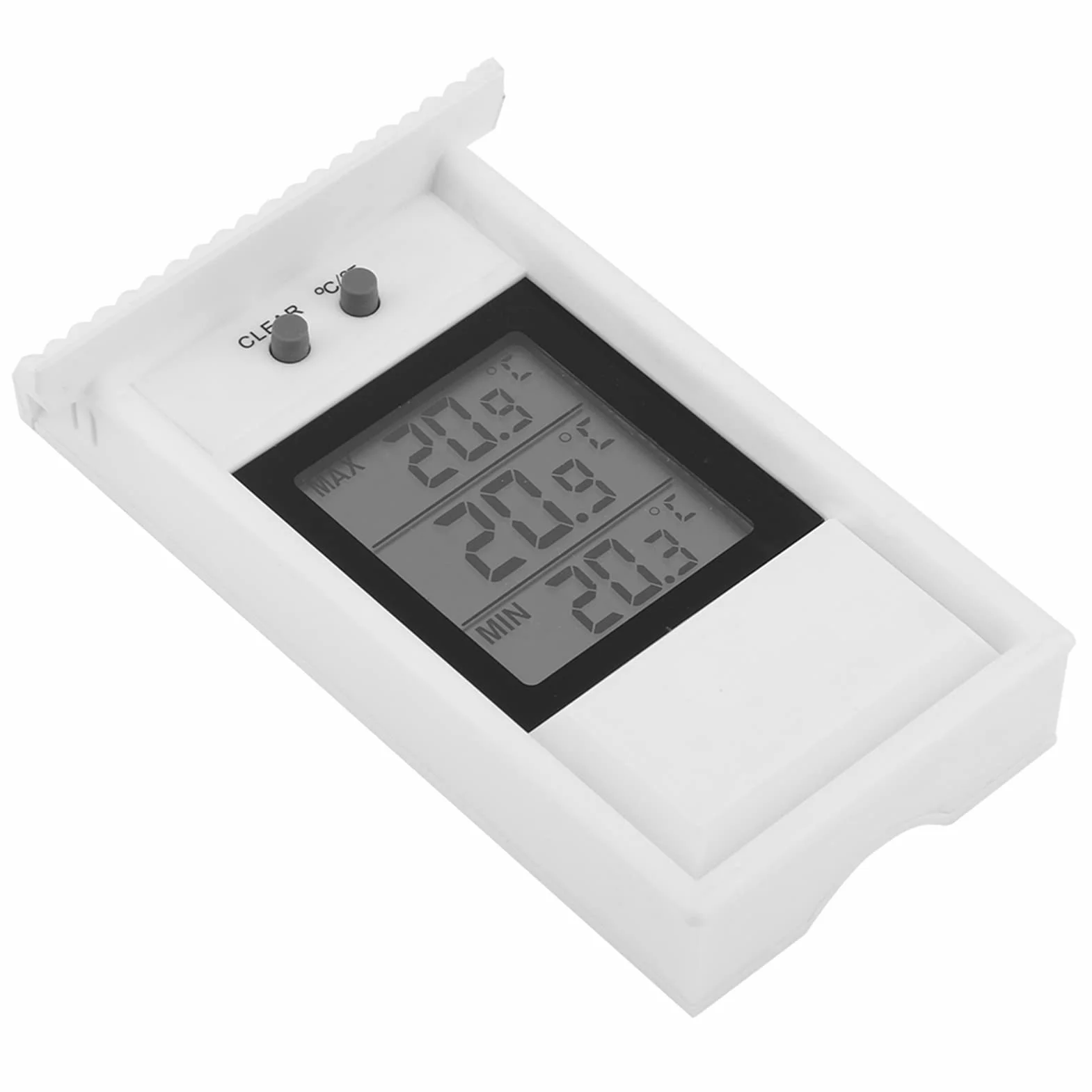 Wodoodporny Termometr Higrometrowy o Szybkiej Reakcji, Wyświetlacz Temperatury Wewnątrz/na Zewnątrz do Użytku Domowego, Zielonego Domu, Laboratoriów o Delikatnym Rozmiarze