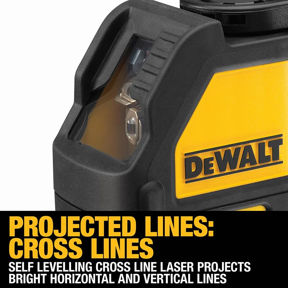 DEWALT Nowoczesny Láser autonivelante 2 líneas en cruz verdes (horizontal i vertical) dla profesjonalistów i majsterkowiczów do pracy profesjonalnej wysoka trwałość