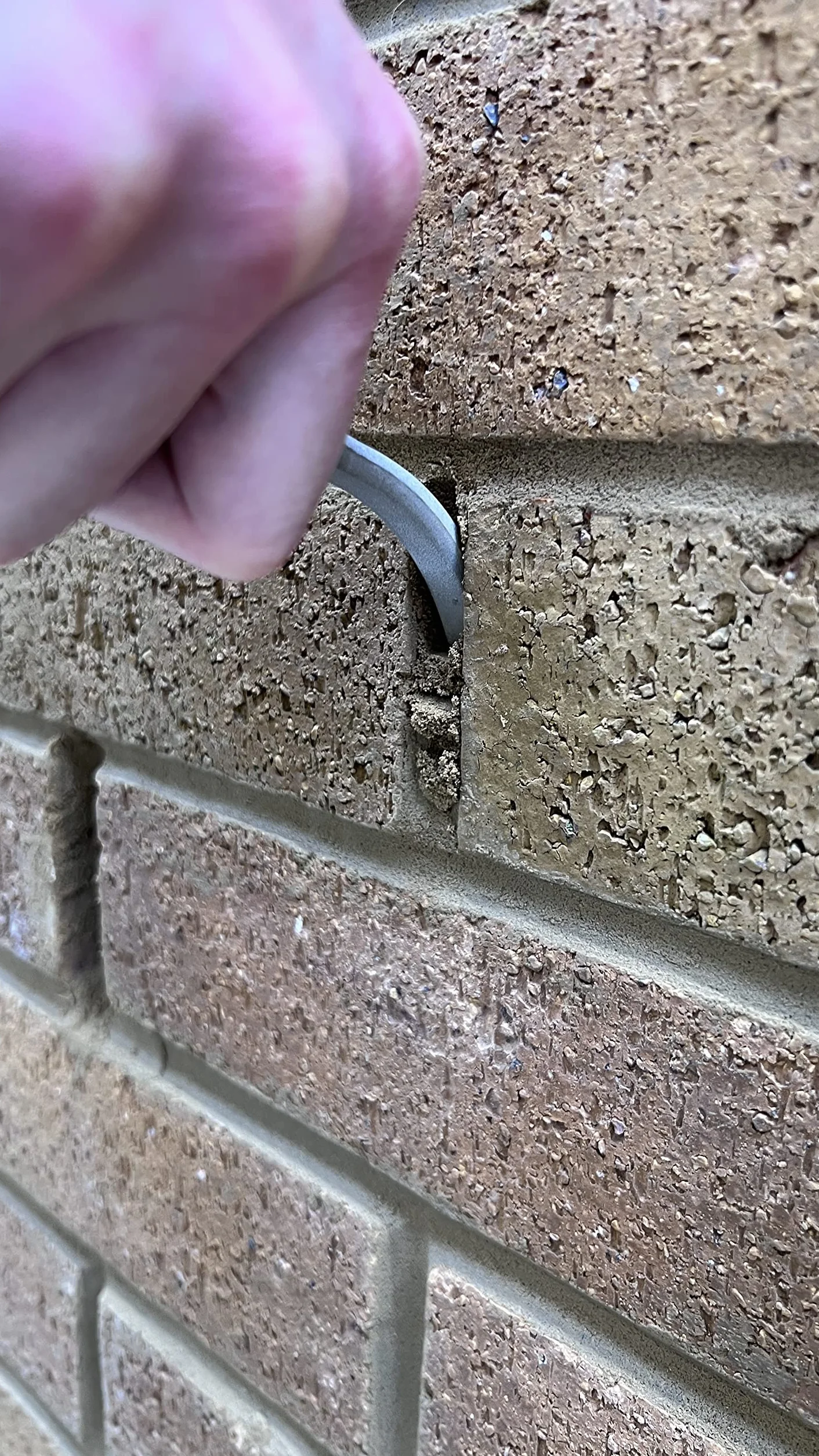 OX OX-P031003 Łącznik cegieł - Pro Industrial Grade Brick Joint Raker - Srebrny - 20 x 7,5 cm