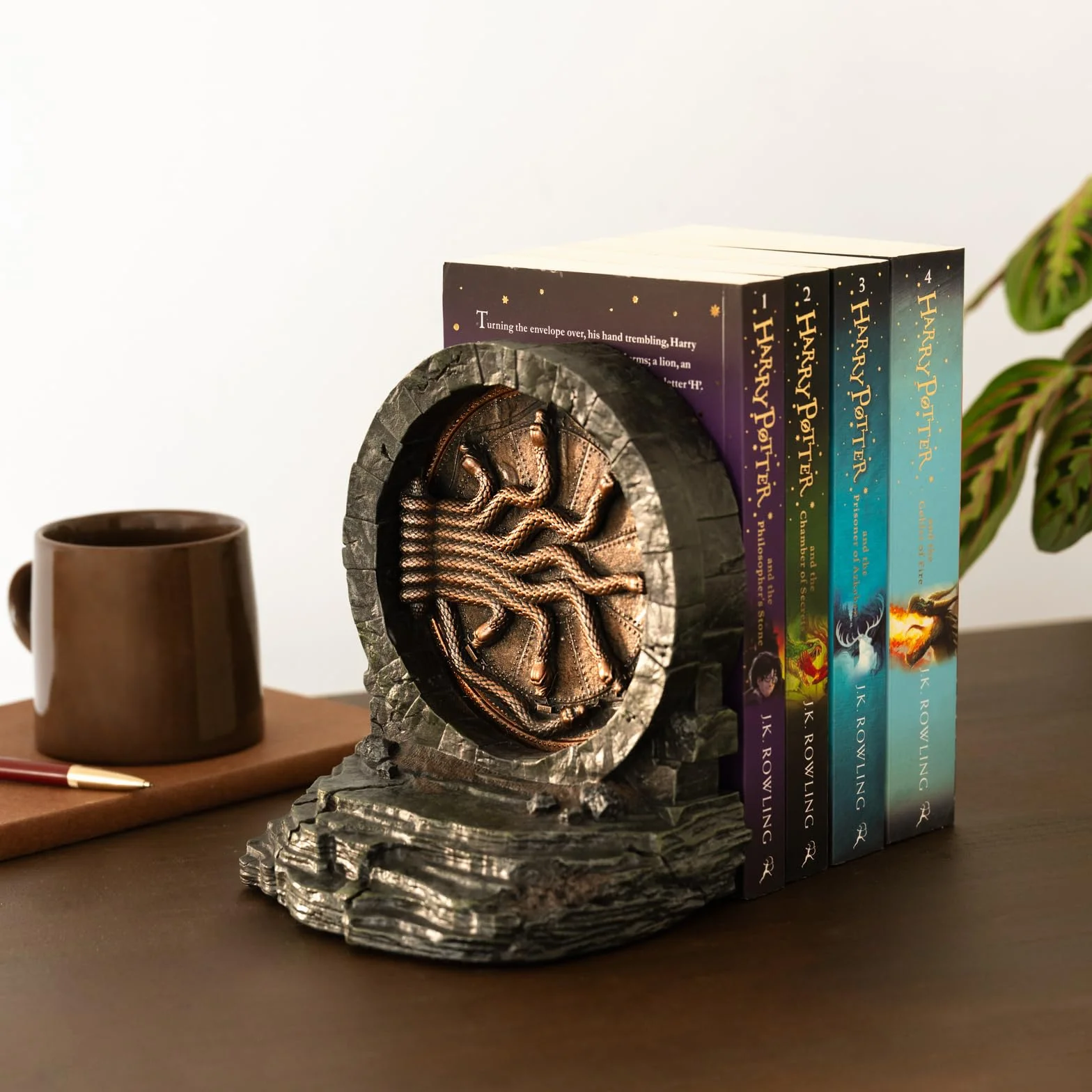 Grupo Erik Bookends - Harry Potter And The Chamber Of Secrets Book Ends | Harry Potter Gifts, Harry Potter Merchandise, Book End, Bookend, Room Decor, Home Decor