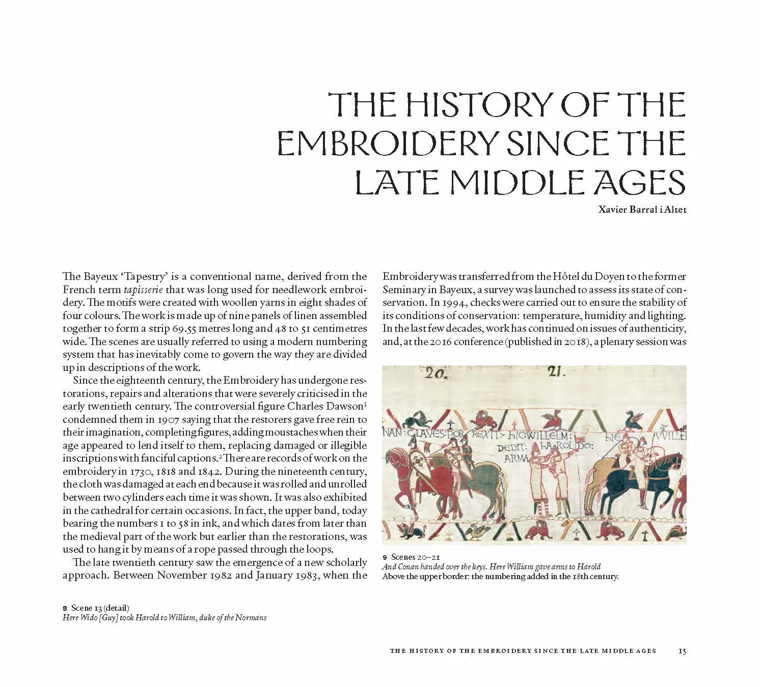 The Bayeux tapestry