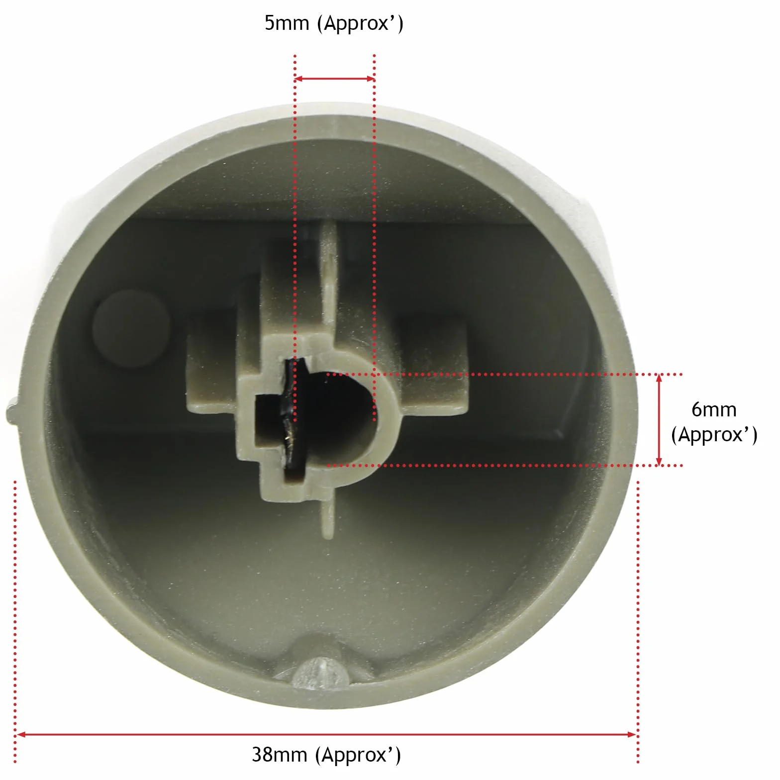 SPARES2GO przełącznik pokrętła sterującego do Hotpoint SHS33XS SHS53X SHS53XS UHS53X UHS53XS piekarnik srebrny