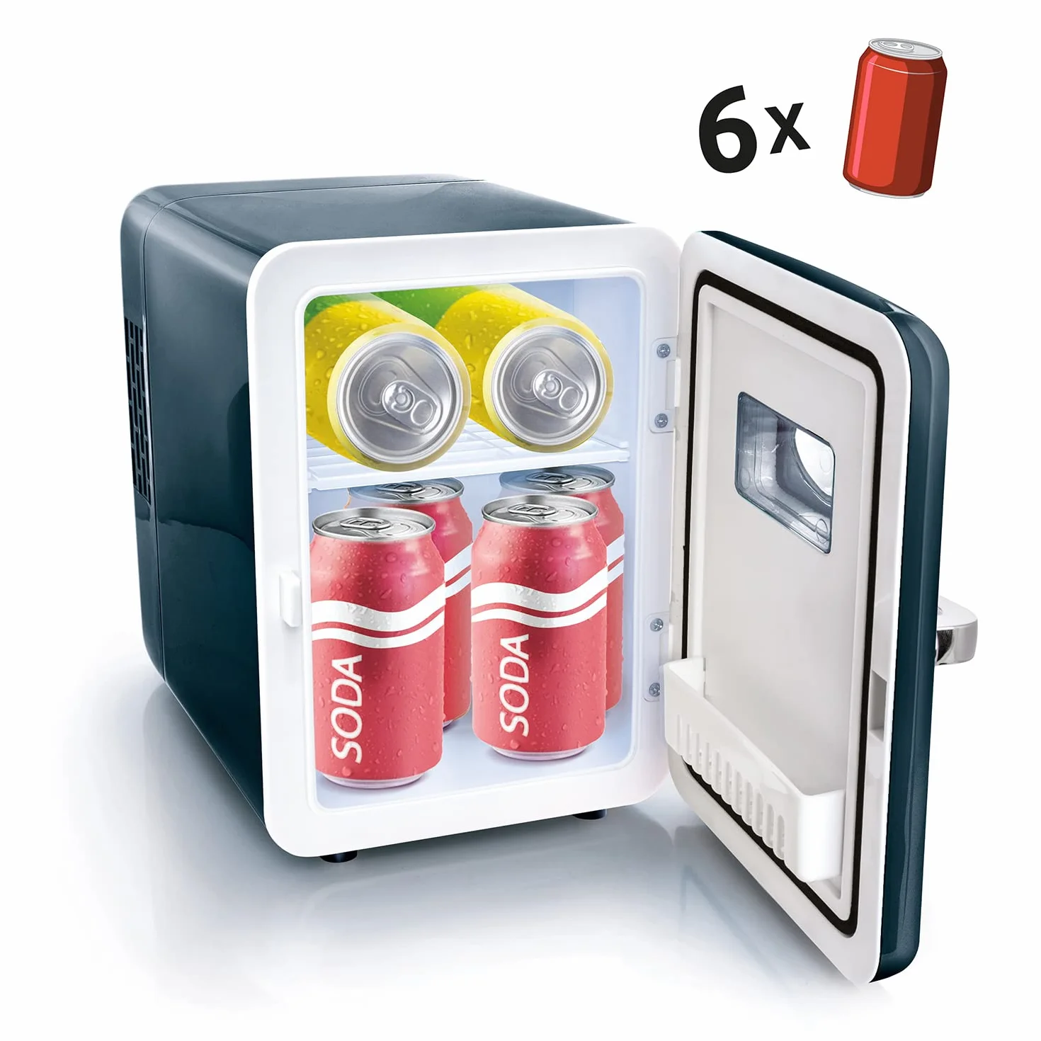 Canal Toys - Mini Lodówka Gamer Ładowarka USB, pojemność 4L - Czarny - INF 038