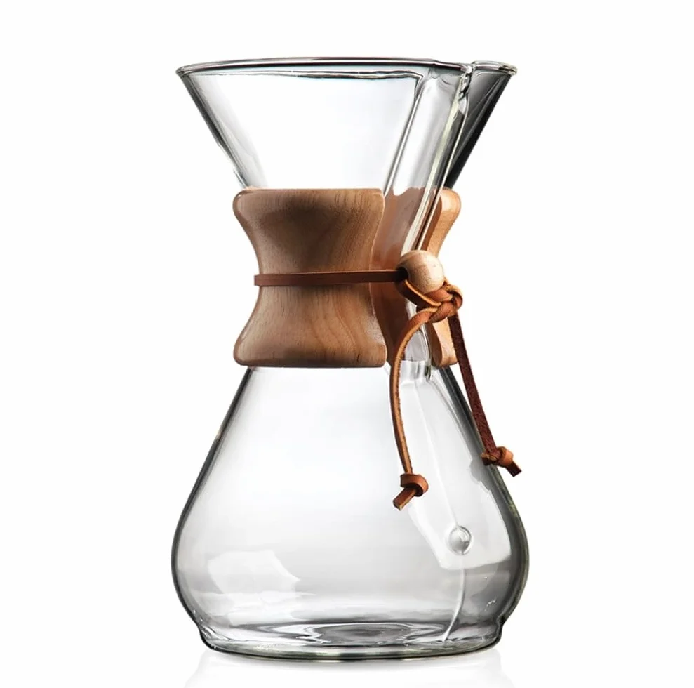 Chemex Classic Ekspres do kawy ze szkła do nalewania 8 filiżanek