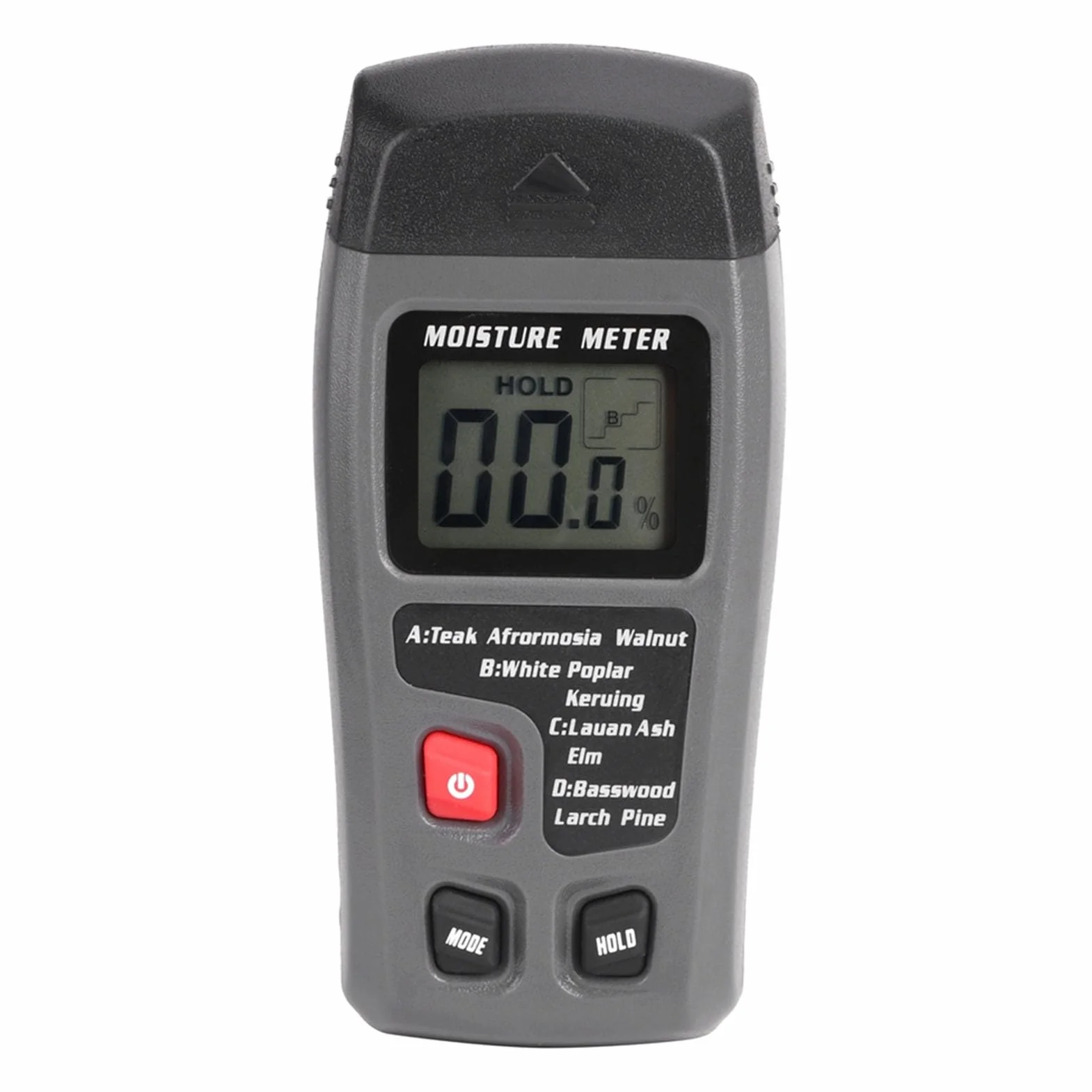 Generic Detektor Wilgoci Drewna Dokładny Cyfrowy Tester Wilgoci LCD do Orzecha Różanego Drzewo Kauczukowe 0-99,9% Czujnik Higrometru do Obróbki Drewna