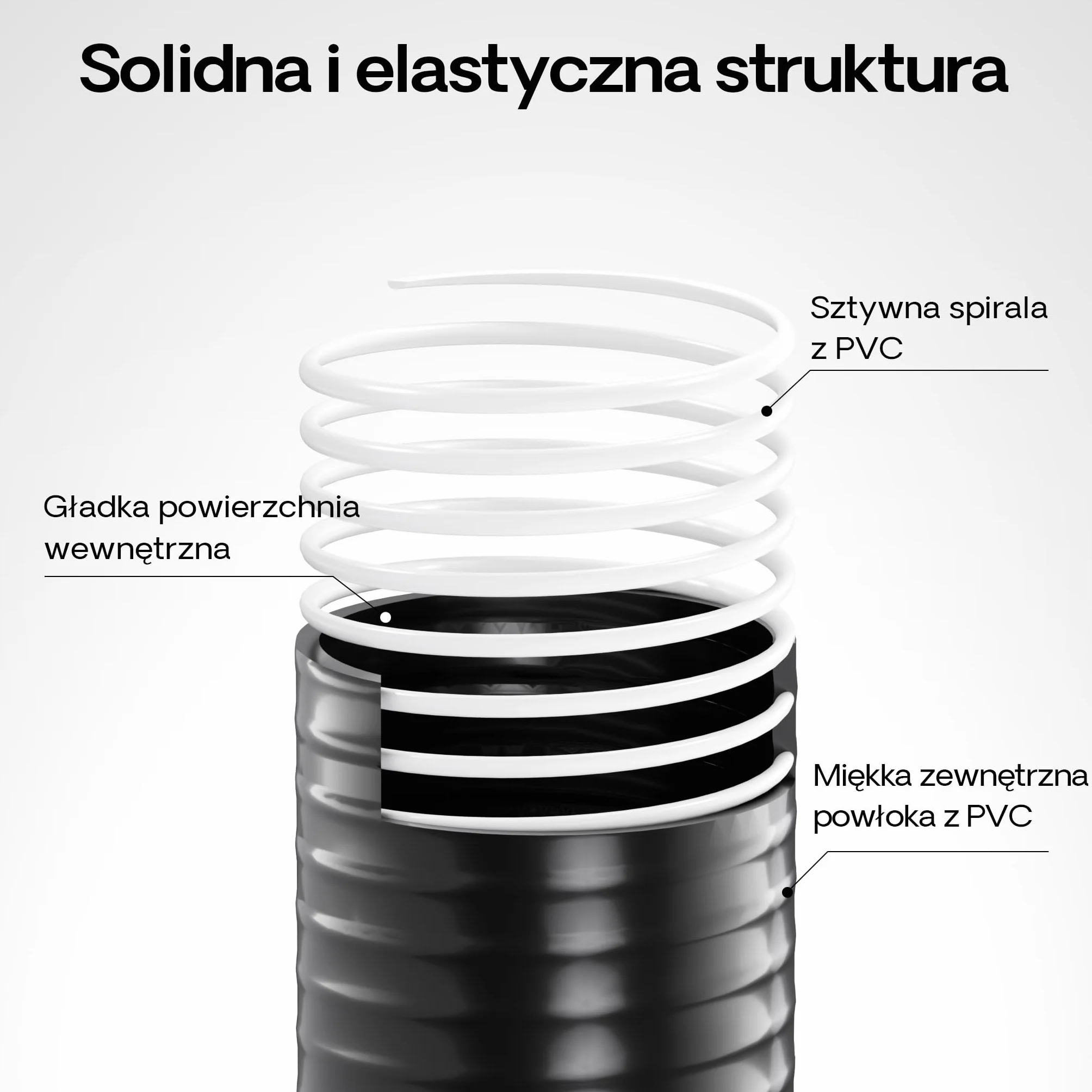Wiltec wąż tłoczny i ssawny 10m wąż do oczka wodnego 38mm (1 1/2") czarny odporny na zimno do -5 °C, bardzo dobra odporność na promieniowanie UV wąż do pompy