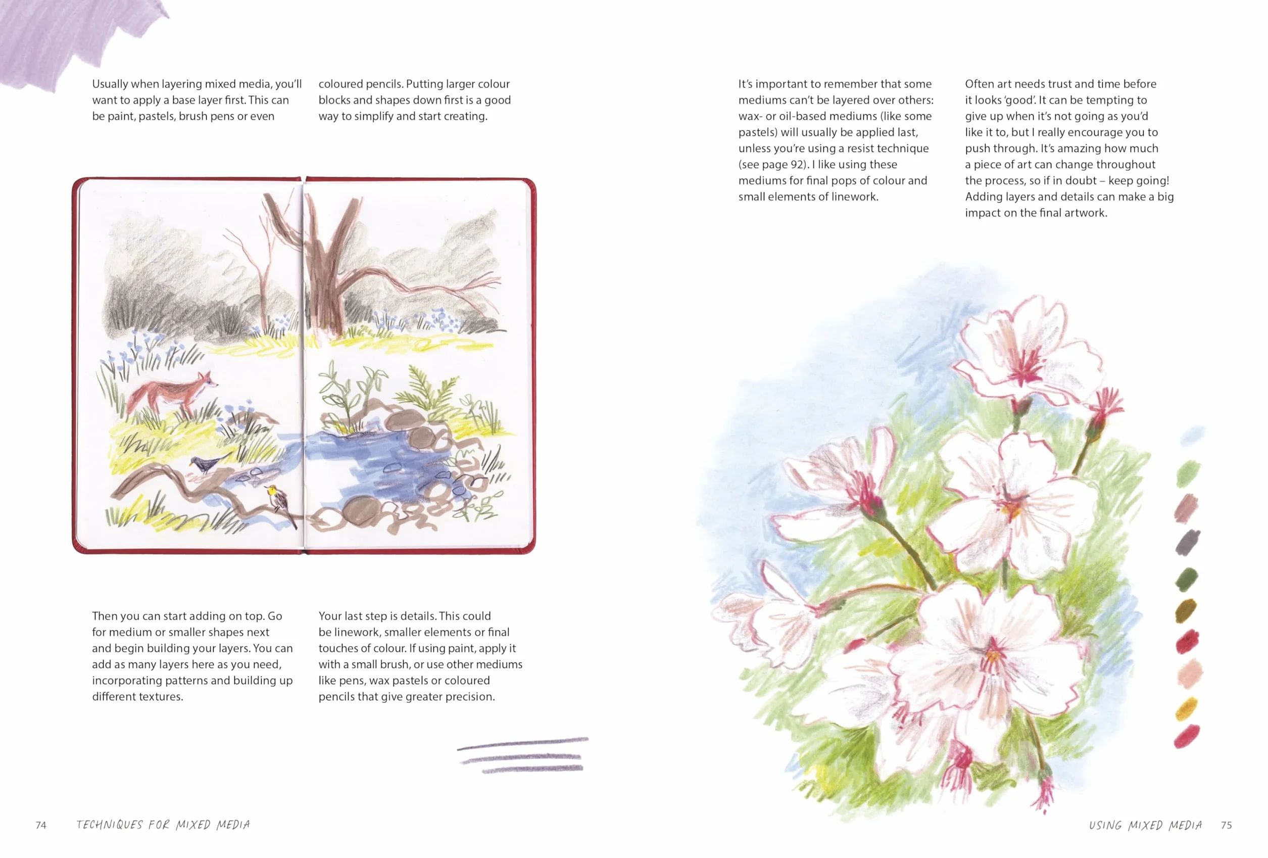 Sketchbook Joy: How to Embrace Your Creativity and Fill Your Sketchbooks with Colour