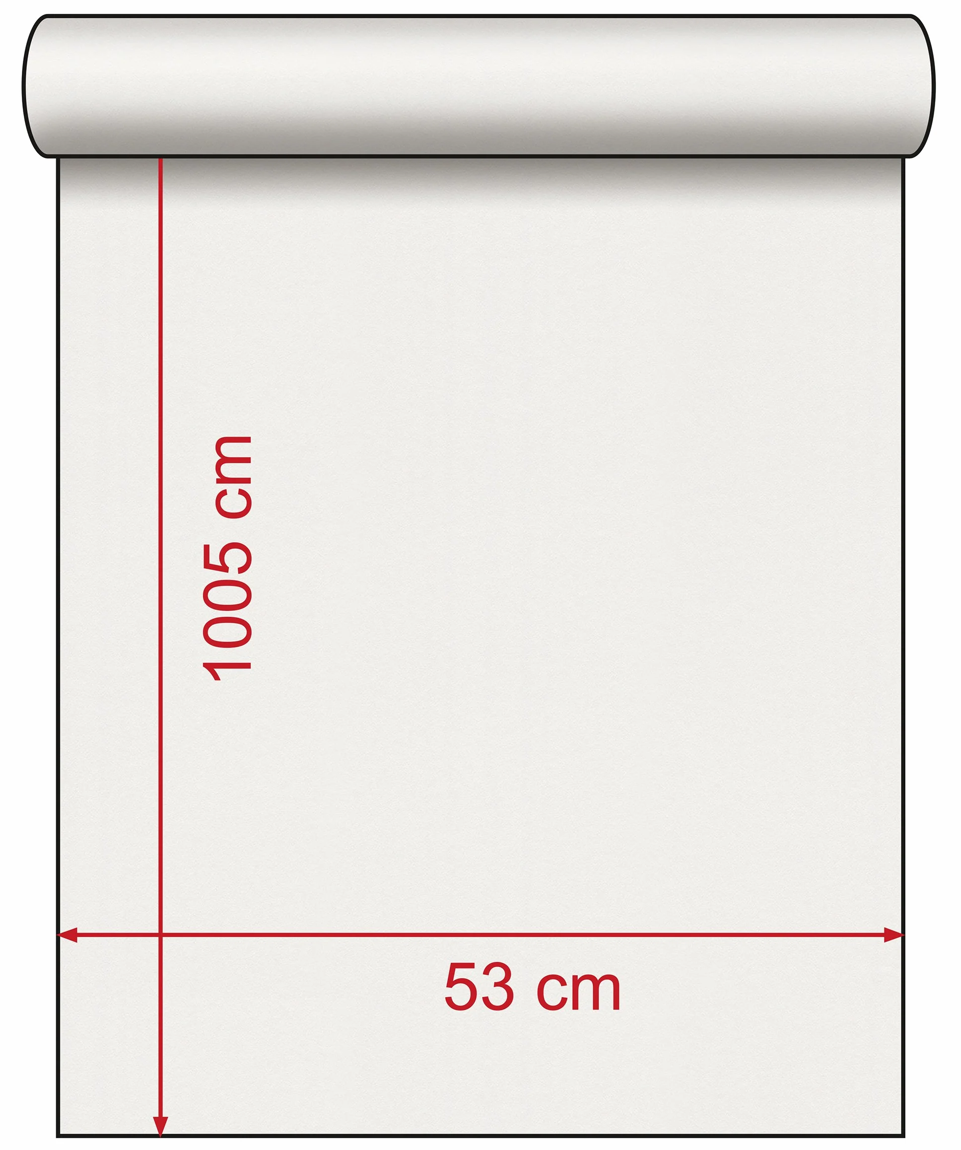 rasch Tapeta 448634 z kolekcji Florentine II – jednokolorowa tapeta na flizelinie w delikatnym beżowym kolorze – 10,05 m x 53 cm (dł. x szer.)