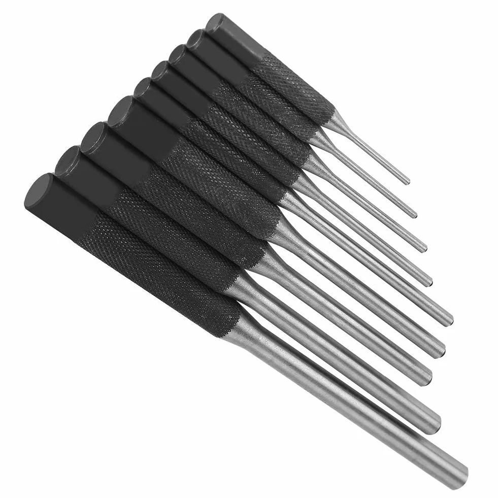 T. Hinsley Style Roll Pin Remover 3.5 Mm, Zestaw Punch, Stemple Do Metalu, 9 Szt. Trwała Stalowa Rolka