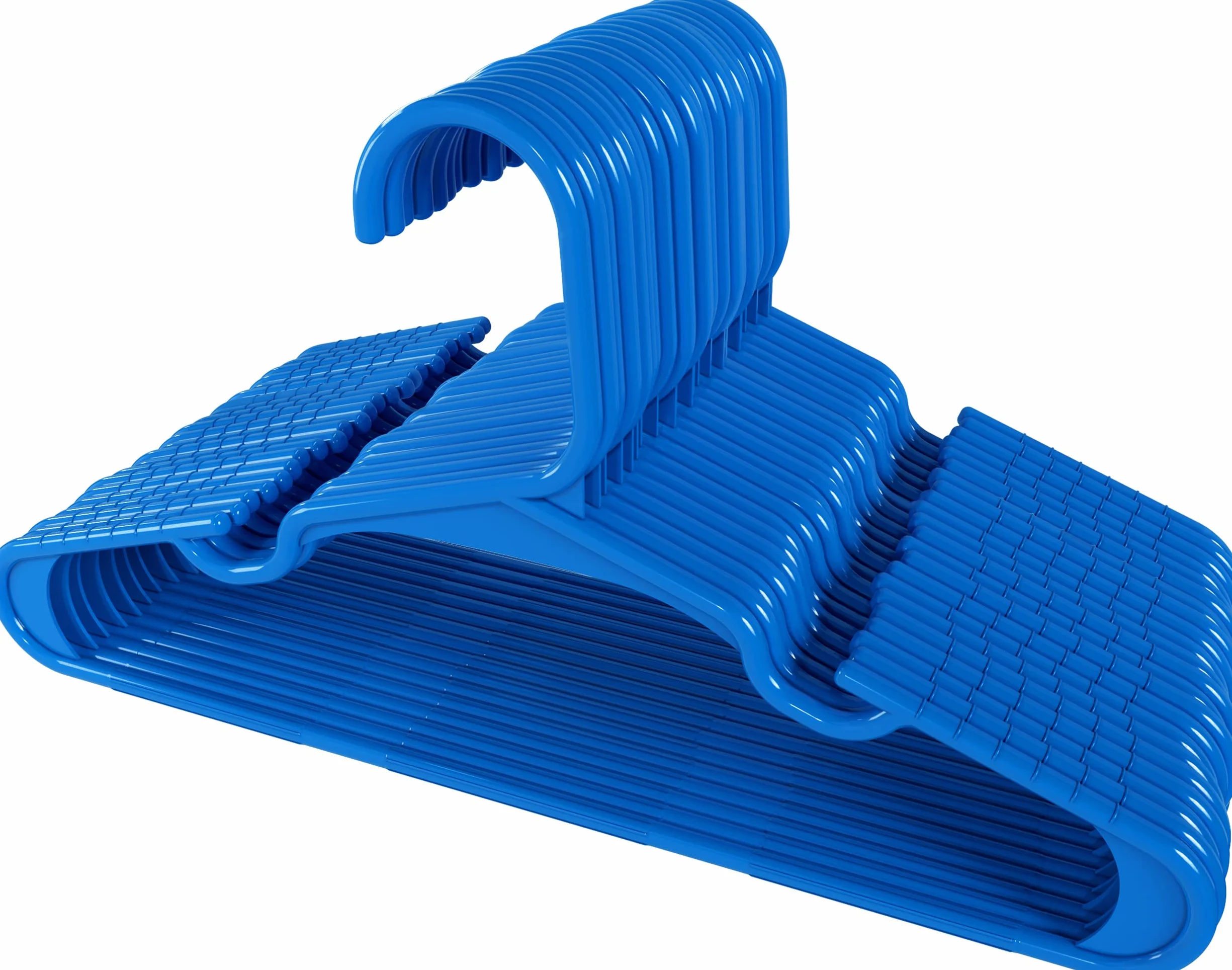 Utopia Home Plastikowe wieszaki na ubrania dla dzieci, 40 sztuk, trwałe i smukłe wieszaki dla niemowląt, oszczędzające miejsce wieszaki dla dzieci na ubrania, uniwersalne, do spodni, spódnicy, baru,