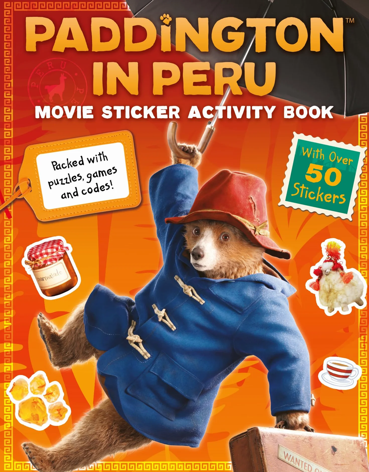 Paddington in Peru: Movie Sticker Activity Book: The official sticker activity book of the third Paddington movie!