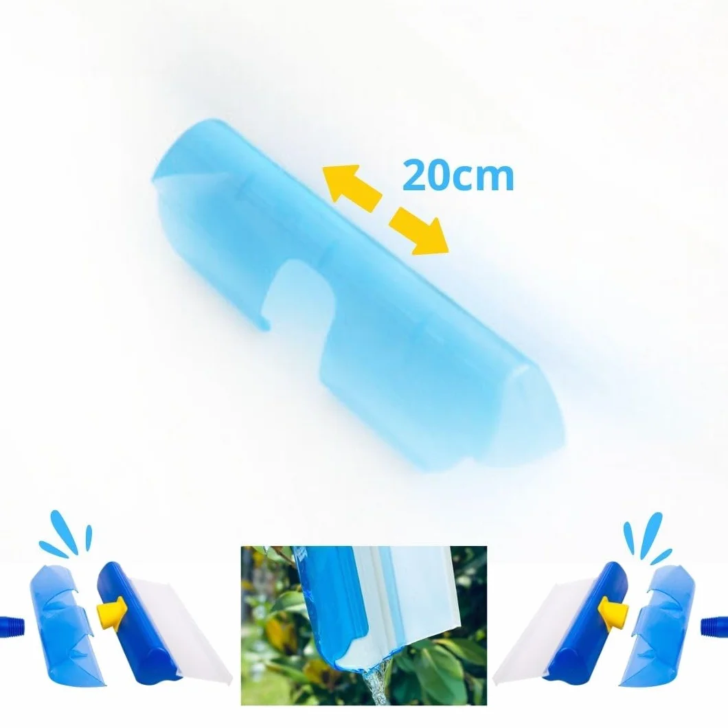 Aquablade® W THE ORIGINAL | Silikonowa wycieraczka z zbiornikiem | Zestaw do czyszczenia okien | Profesjonalna jakość | HS CODE 9603909900 REX Customs Authorification N° ITREXIT04942720287