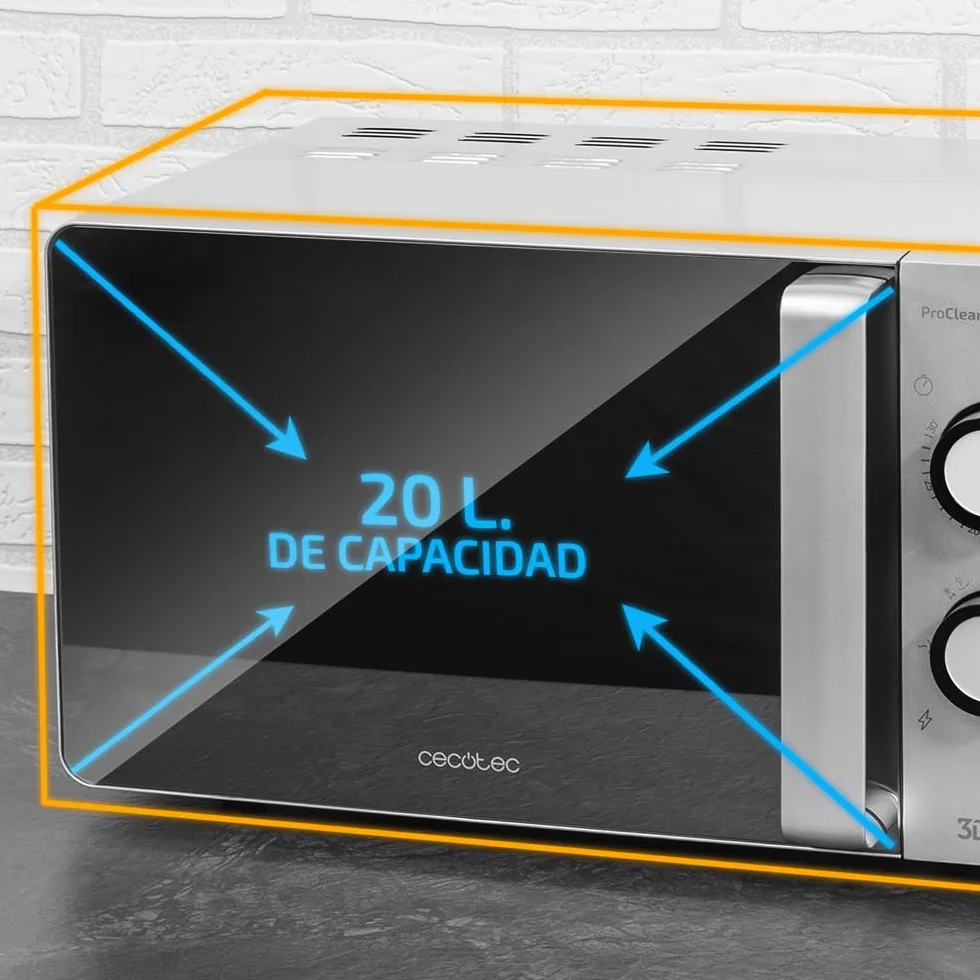 Cecotec Proclean Mikrofalówka 20 l Srebrny