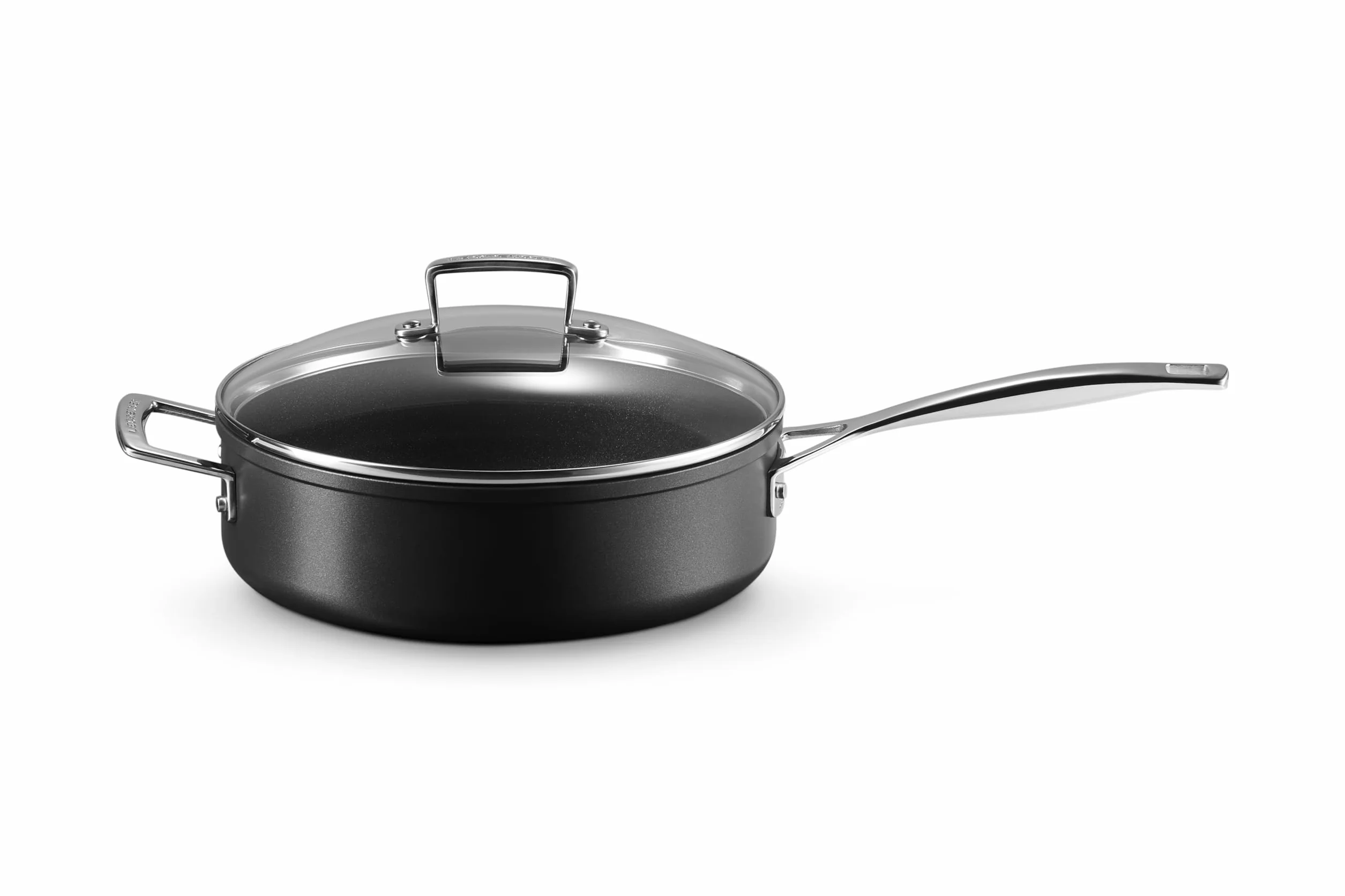 Le Creuset 51110260010302 TNS 26 x 7,8 cm patelnia do smażenia ze szklaną pokrywką, aluminium