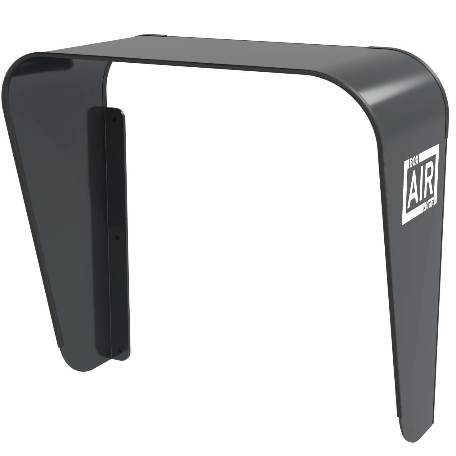Box Air Klima Pokrowiec na Wallbox | Aluminiowa stacja ładująca do stacji ładującej samochód elektryczny | dach przeciwdeszczowy, ochrona przed słońcem i promieniowaniem UV