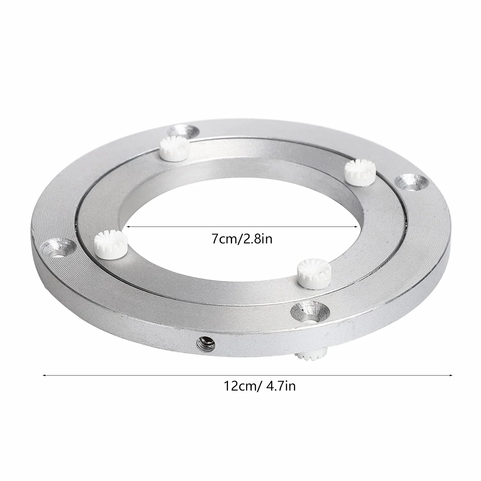 Łożysko Lazy Susan 5/5,5 Cala Cichy Obrotowy Pierścień Ze Stopu Aluminium Do Stołu