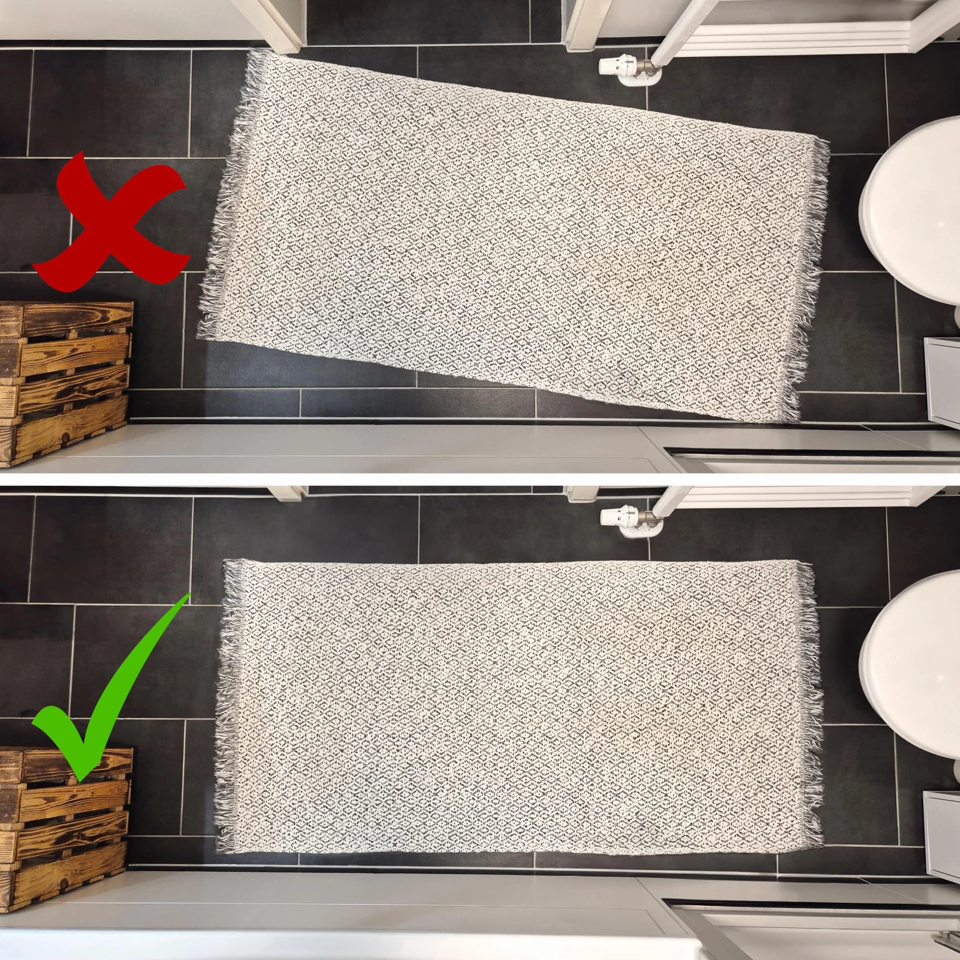 COM-FOUR® Mata antyposlizgowa do dywanu - podkladka pod dywan 180x120 cm - stoper do dywanu - mata antyposlizgowa w kolorze bialym - mata do szuflady z mozliwoscia przyciecia