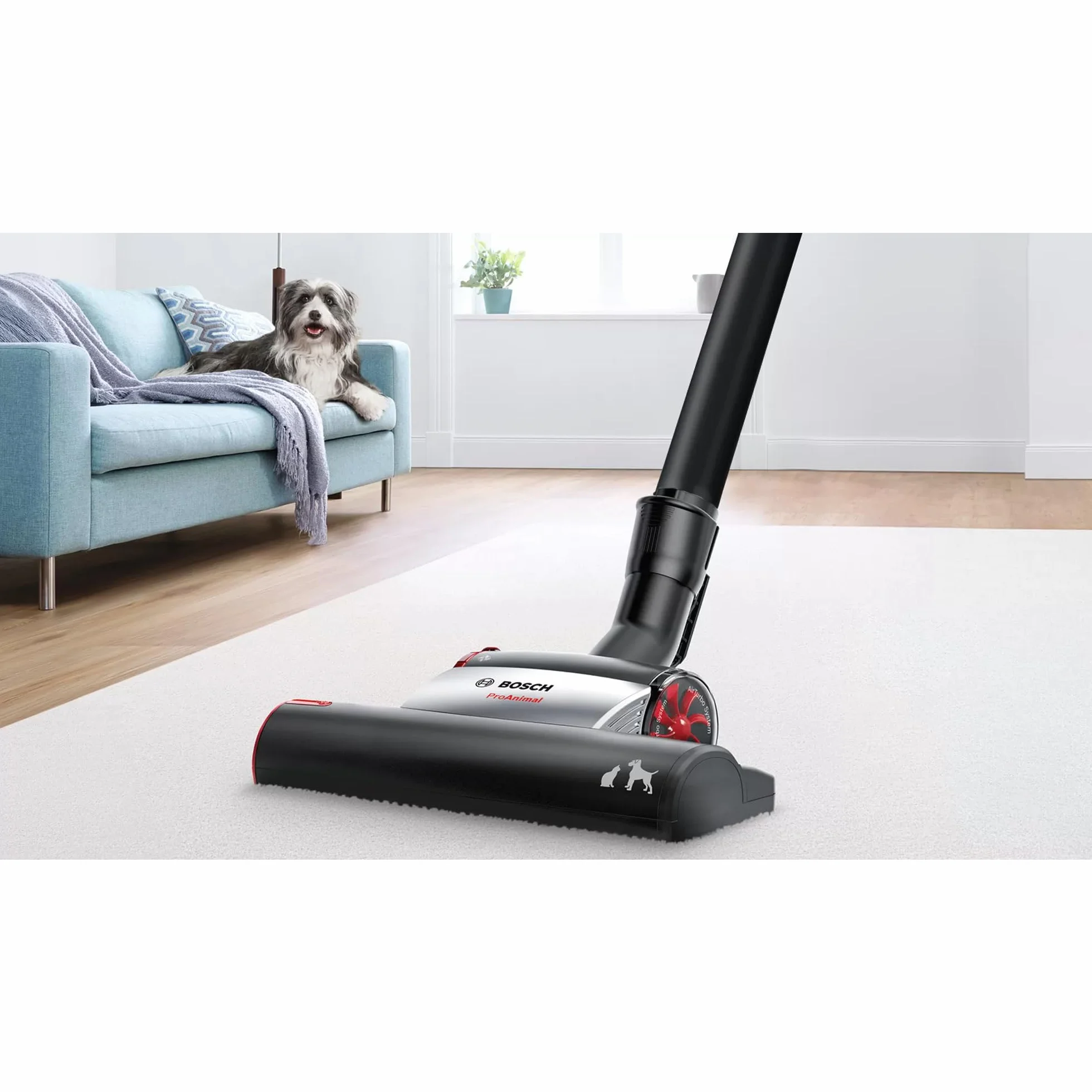 Bosch Hausgeräte Seria 6 Odkurzacz Workowy, Czerwony, 600W 240V