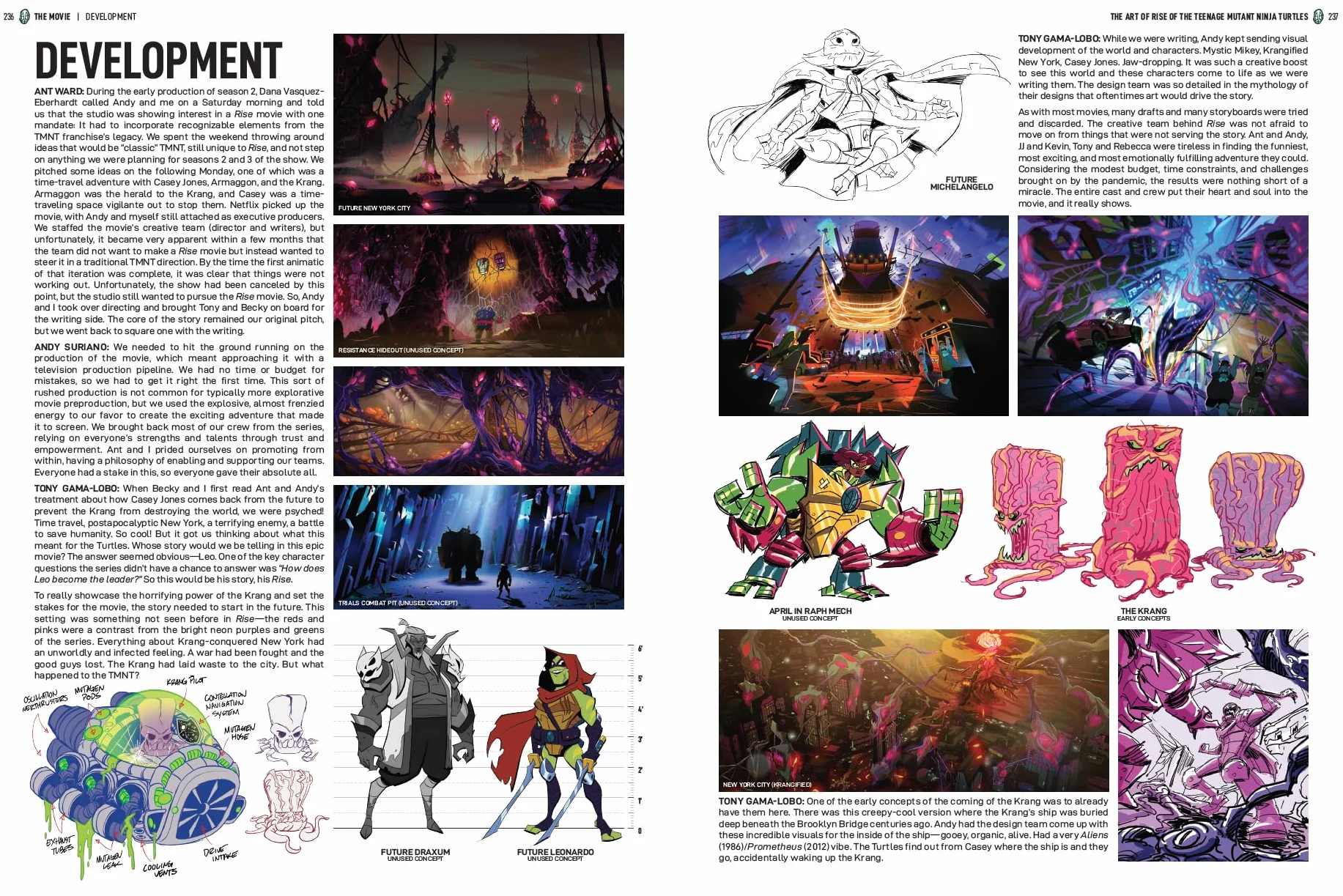 The Art of Rise of the Teenage Mutant Ninja Turtles