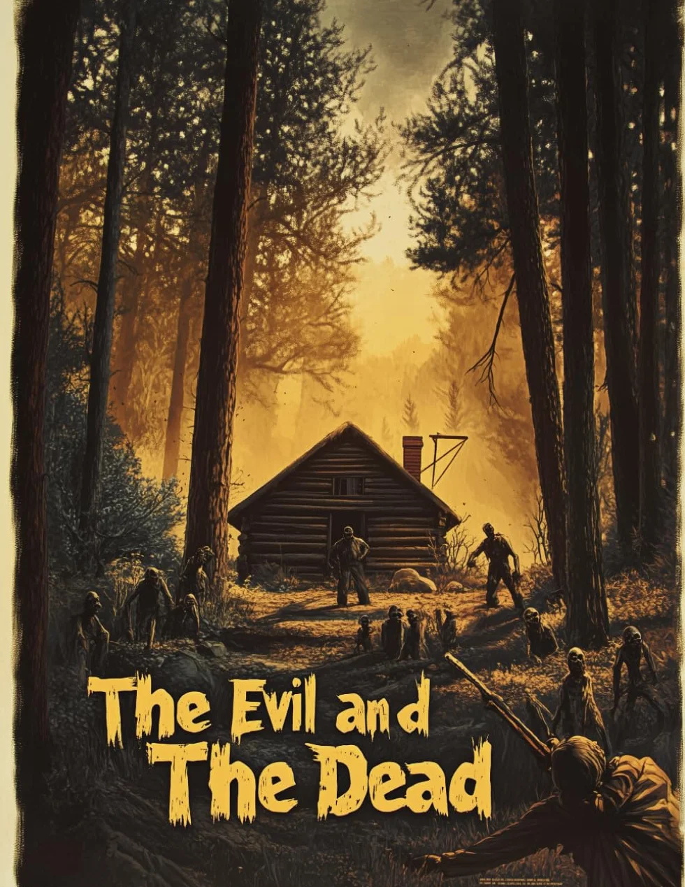 The Evil and The Dead Volume 2 ; Horror Coloring Book for Adults: Scary Movie Inspired Coloring Pages Perfect for Halloween