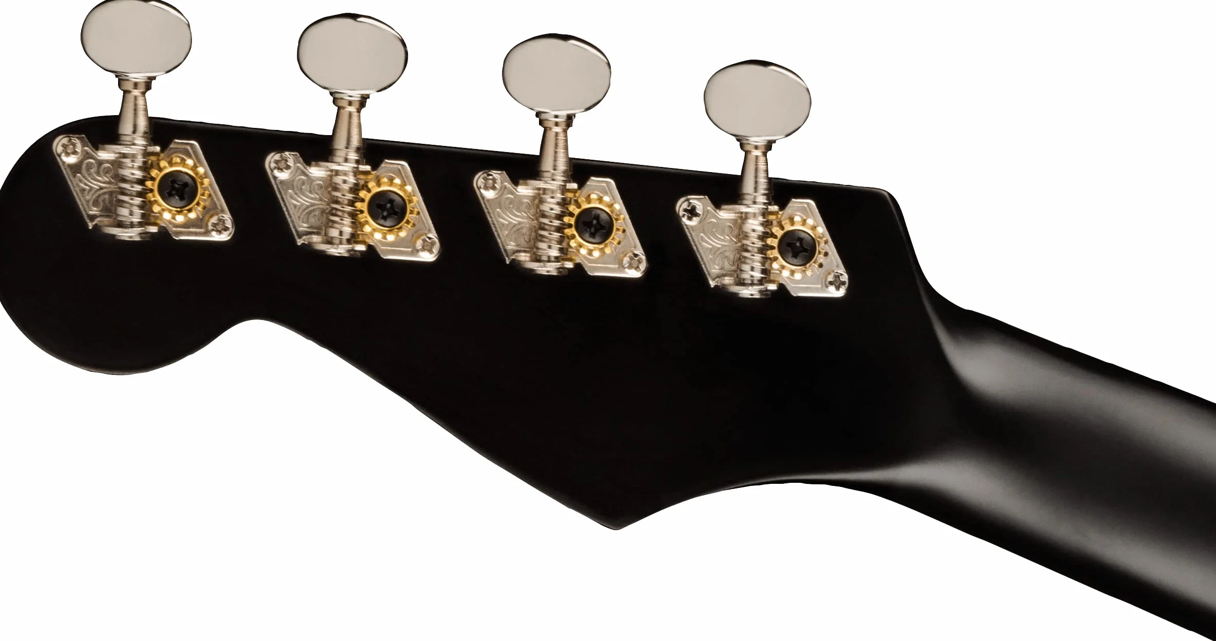 Fender Avalon Tenor ukulele z orzecha włoskiego, w kolorze czarnym