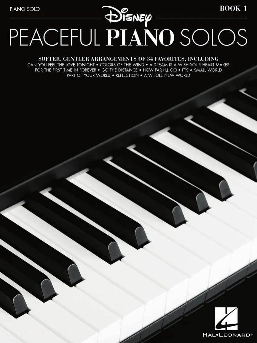Disney Peaceful Piano Solos: Softer, Gentler Arrangements of 34 Favorites: Piano Solo