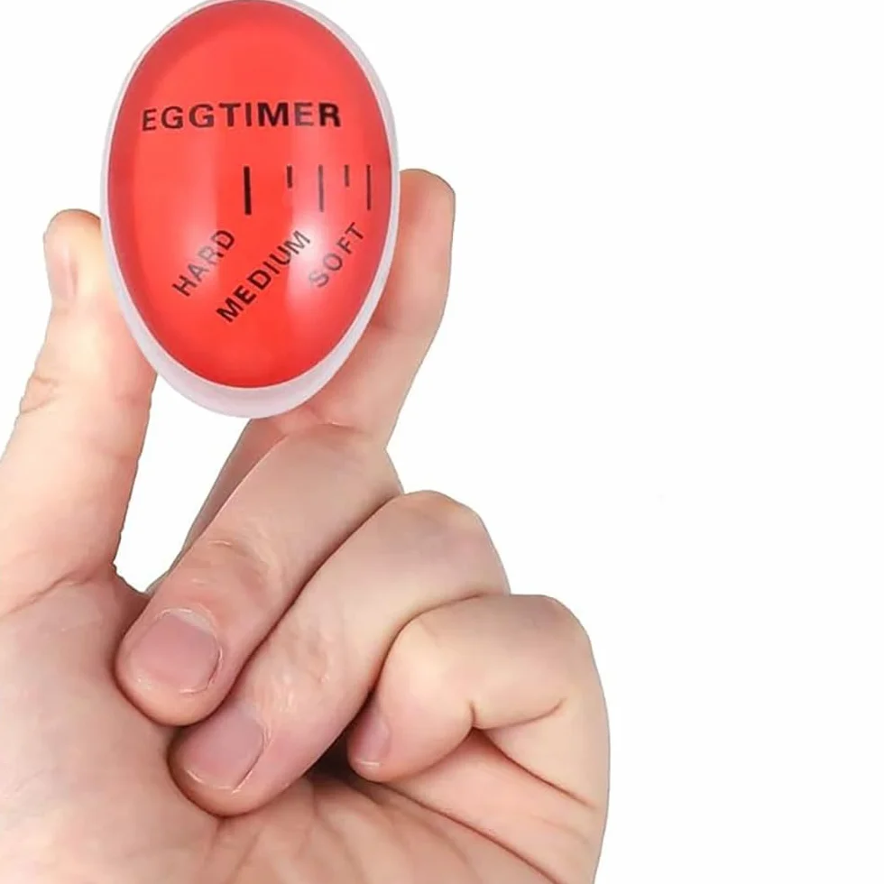 Timer do jajek, 2 szt. timer do jajek do gotowania jajek zmieniający kolor timer do jajek wielokrotnego użytku, bezpieczne narzędzia do gotowania jajek kubki do gotowania w domu śniadanie gotowanie