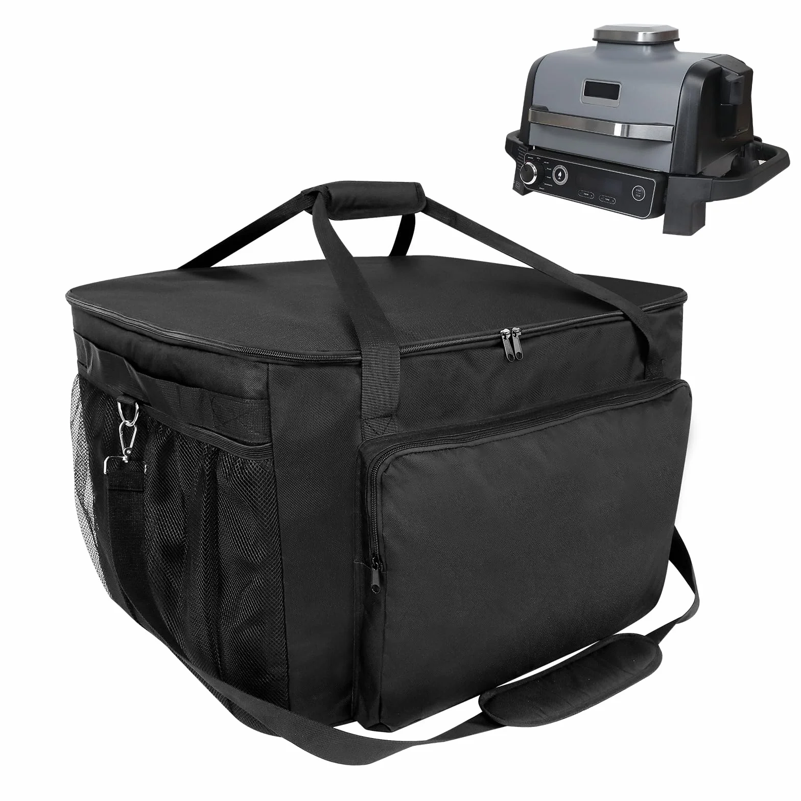 Ninja Woodfire pokrowiec na grilla, Kolor: czarny, Grill Bag, minimalistyczny