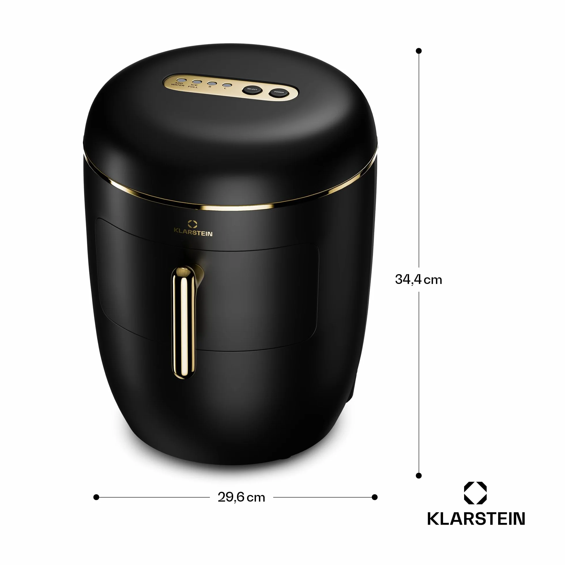 Klarstein Maszyna do lodów 2,3 l Ice Maker 15 kg samoczyszcząca