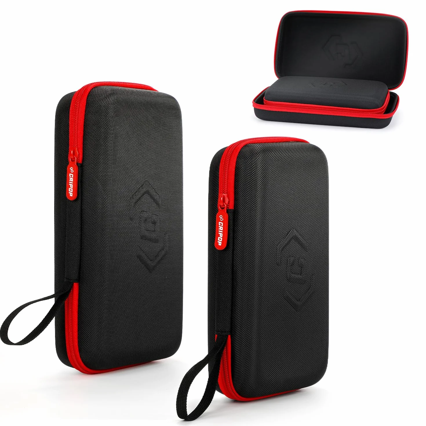 CIRPOP 2-częściowy zestaw małych przenośnych toreb na narzędzia – (27 cm + 23 cm) twarde etui EVA z zamkiem błyskawicznym – odporny na ścieranie organizer do przechowywania narzędzi i akcesoriów