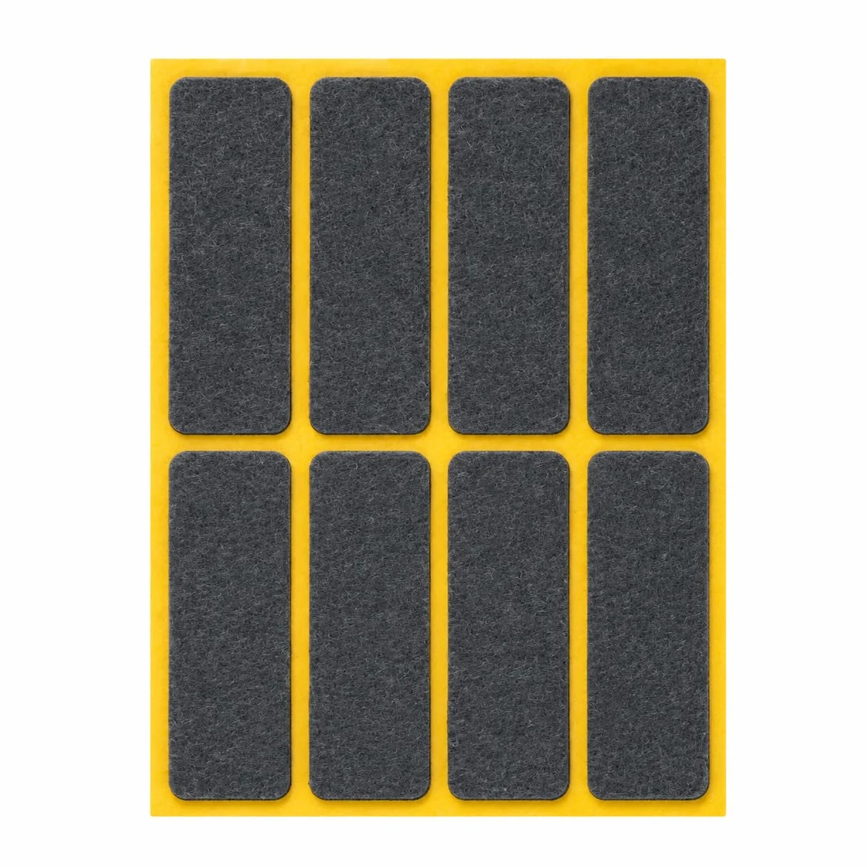 haggiy peha podkładki filcowe - podkładki do parkietu samoprzylepne, prostokątne, 15 x 45 mm, brązowe (8 sztuk)