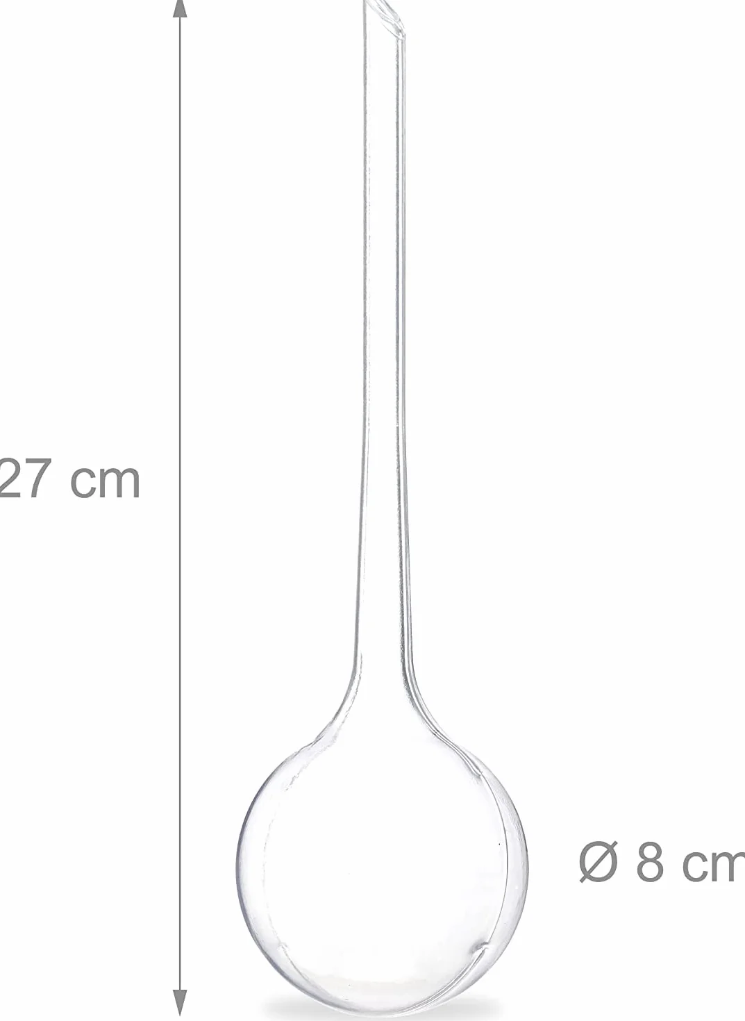 PIQIUQIU Kulki nawadniające, 4 sztuki, kule do podlewania, rośliny doniczkowe, samoczynne nawadnianie, PCW, kule nawadniające, dozownik wody, 27 x 8 cm-300 ml