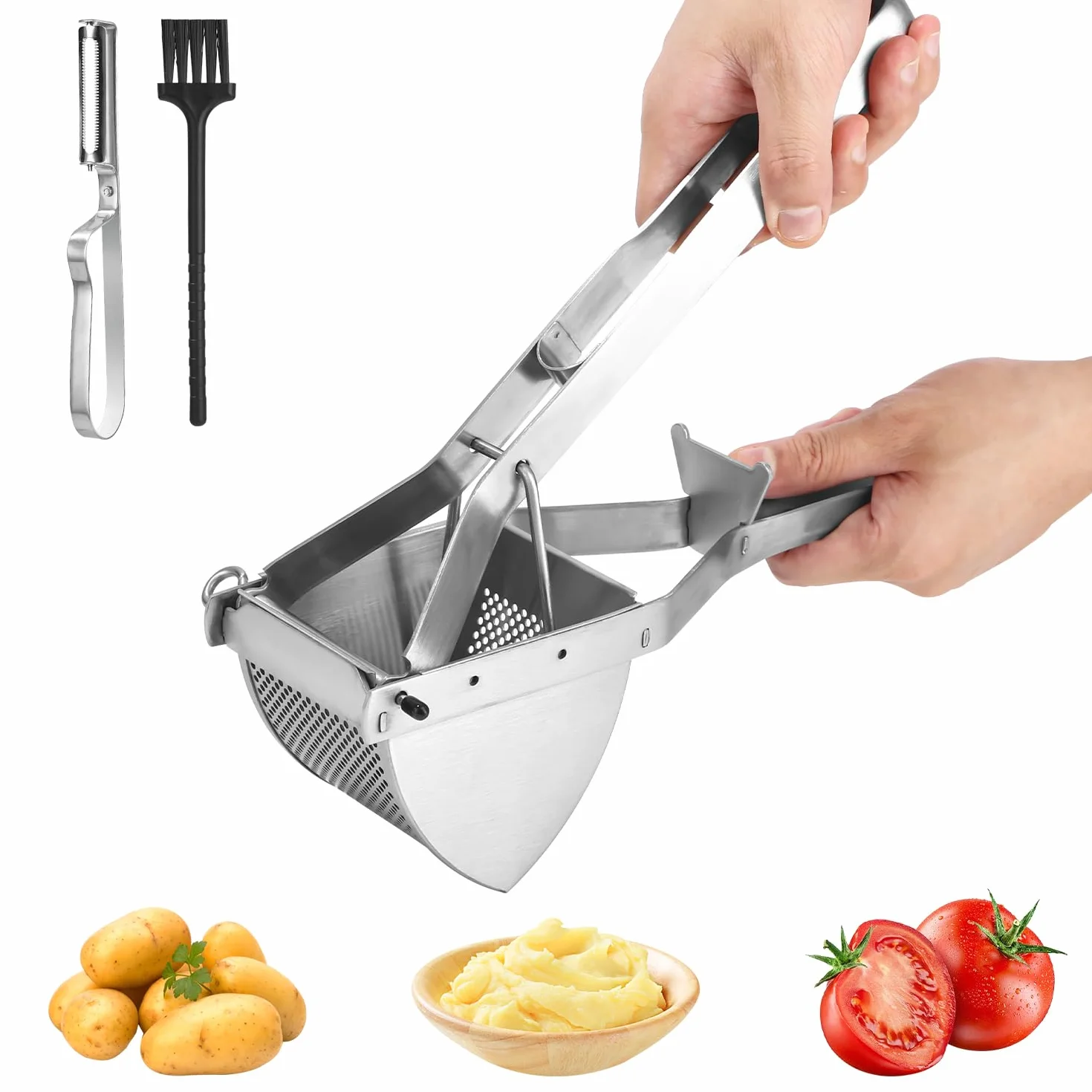 Stainless Steel Potato Press