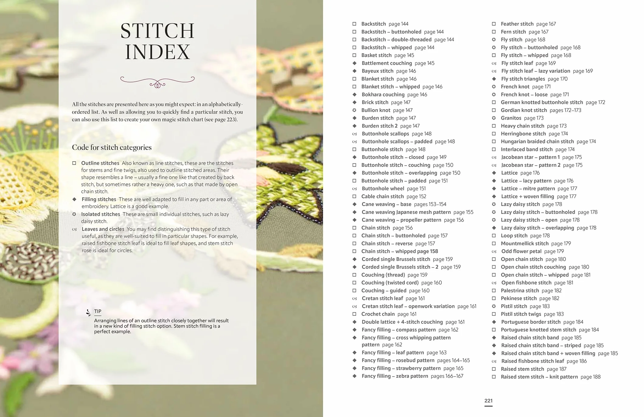 Contrast in Crewel Embroidery: Modern Designs Stitched on Light and Dark