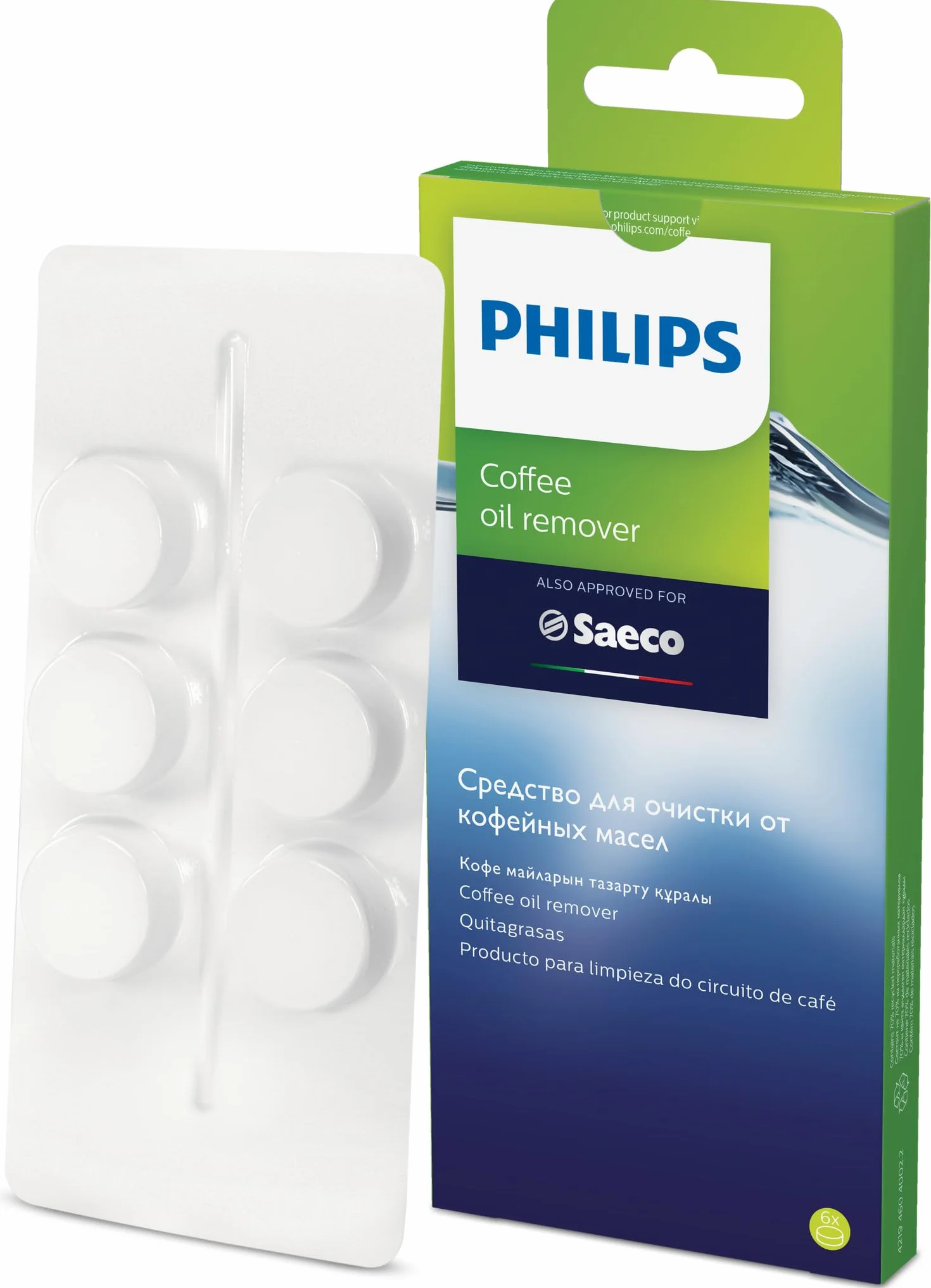 Philips CA6704 pastylki odtłuszczające do ekspresów do kawy - zestaw 6 sztuk