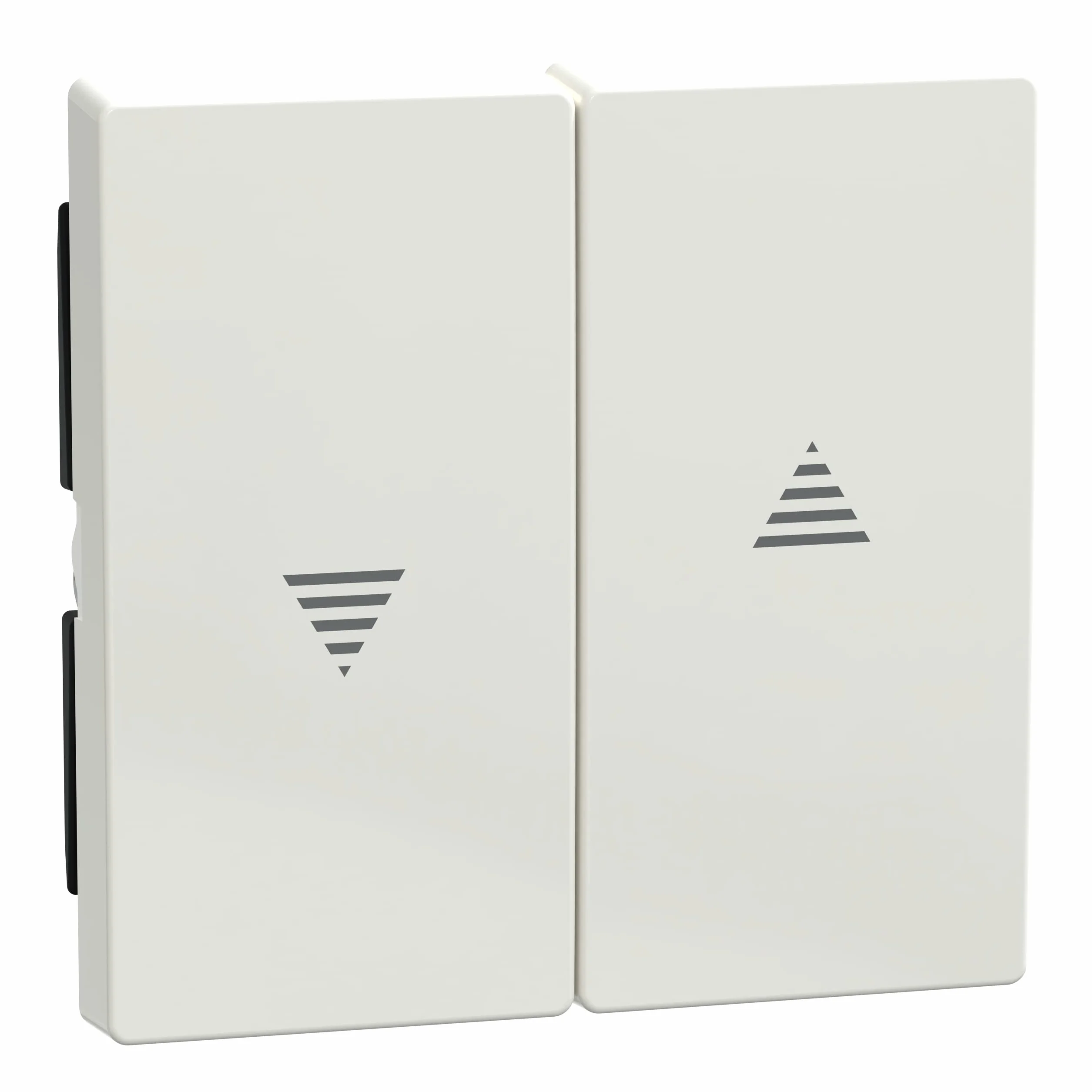 Schneider Electric Merten przełącznik kołyskowy do rolety, system M, biały polarny błyszczący, numer artykułu 432419
