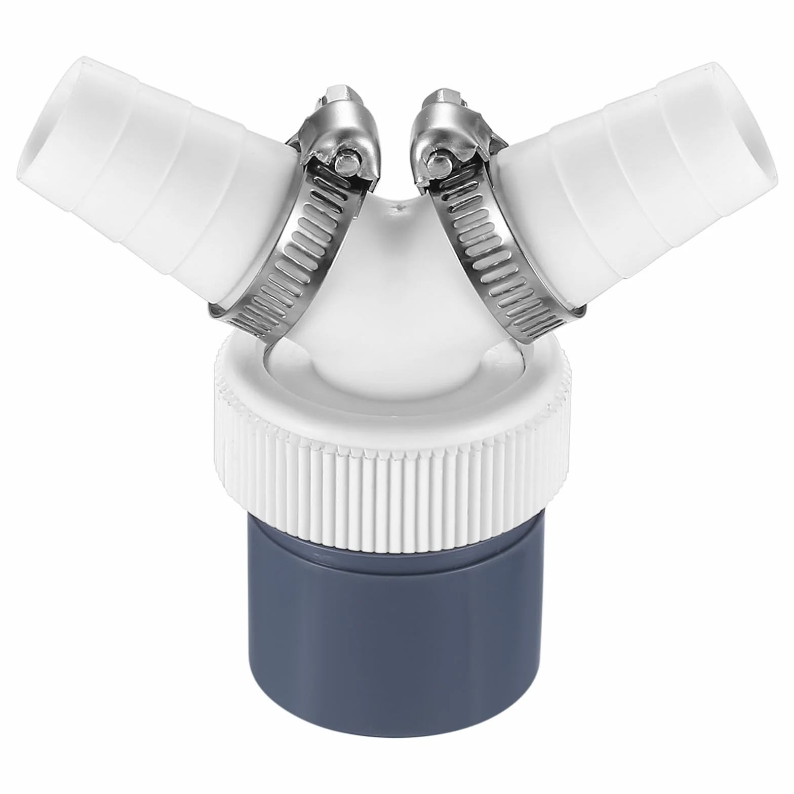 Adapter Odpływu do Pralki i Zmywarki, Podwójne Złącze Y do Węża Ø40 mm i Wejścia Ø18-24 mm, Adapter PVC, Akcesorium Odpływowe