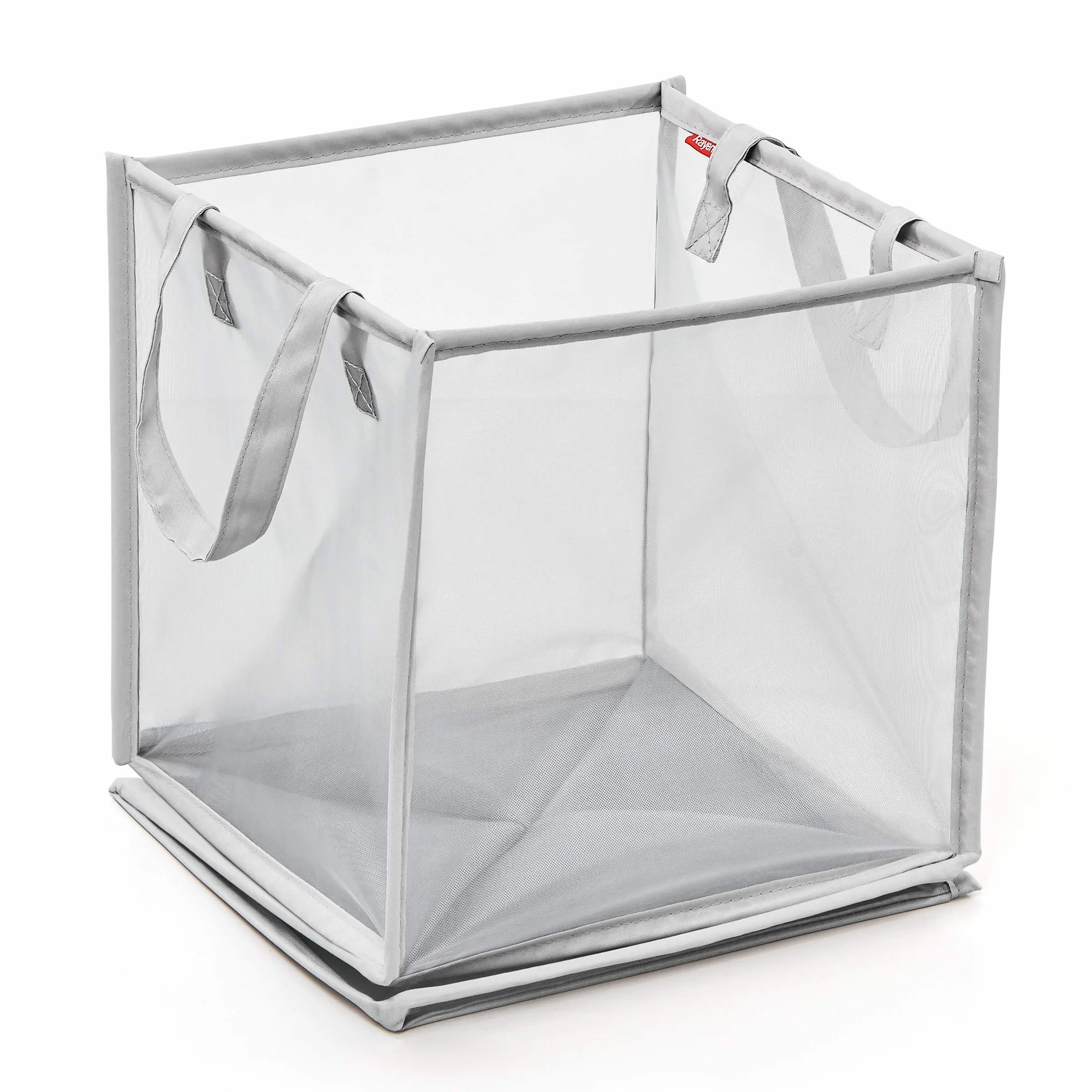 Rayen Cesta de almacenaje plegable, szary, Medida: 2 62 x 30 x 30 cm / 1 poziom: 30 x 30 x 30 cm/plegado: 30 x 30 x 3,5 cm
