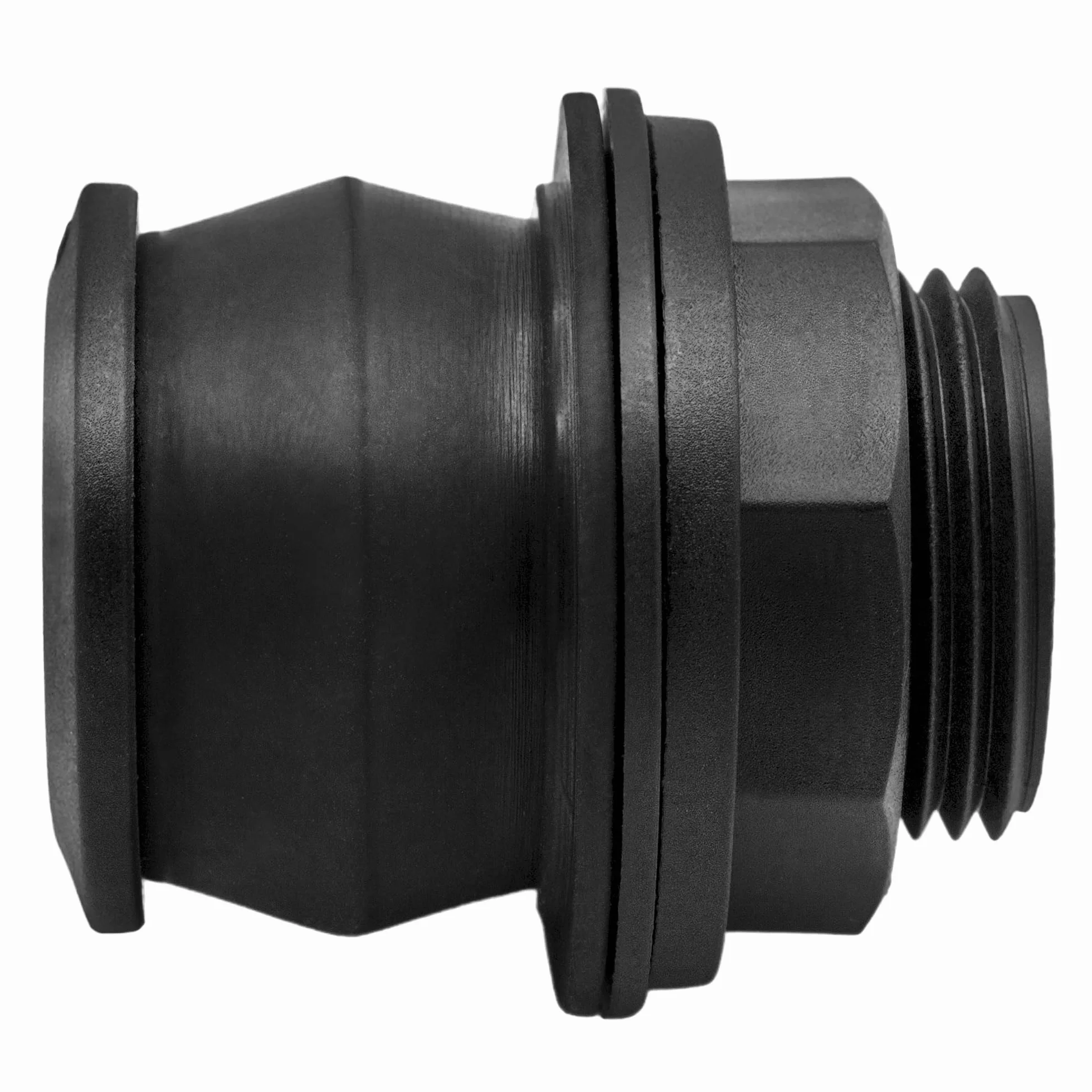 VARIOSAN PUSH-IN przepust zbiornika 16331, 3/4" x 1/2", PP, czarny