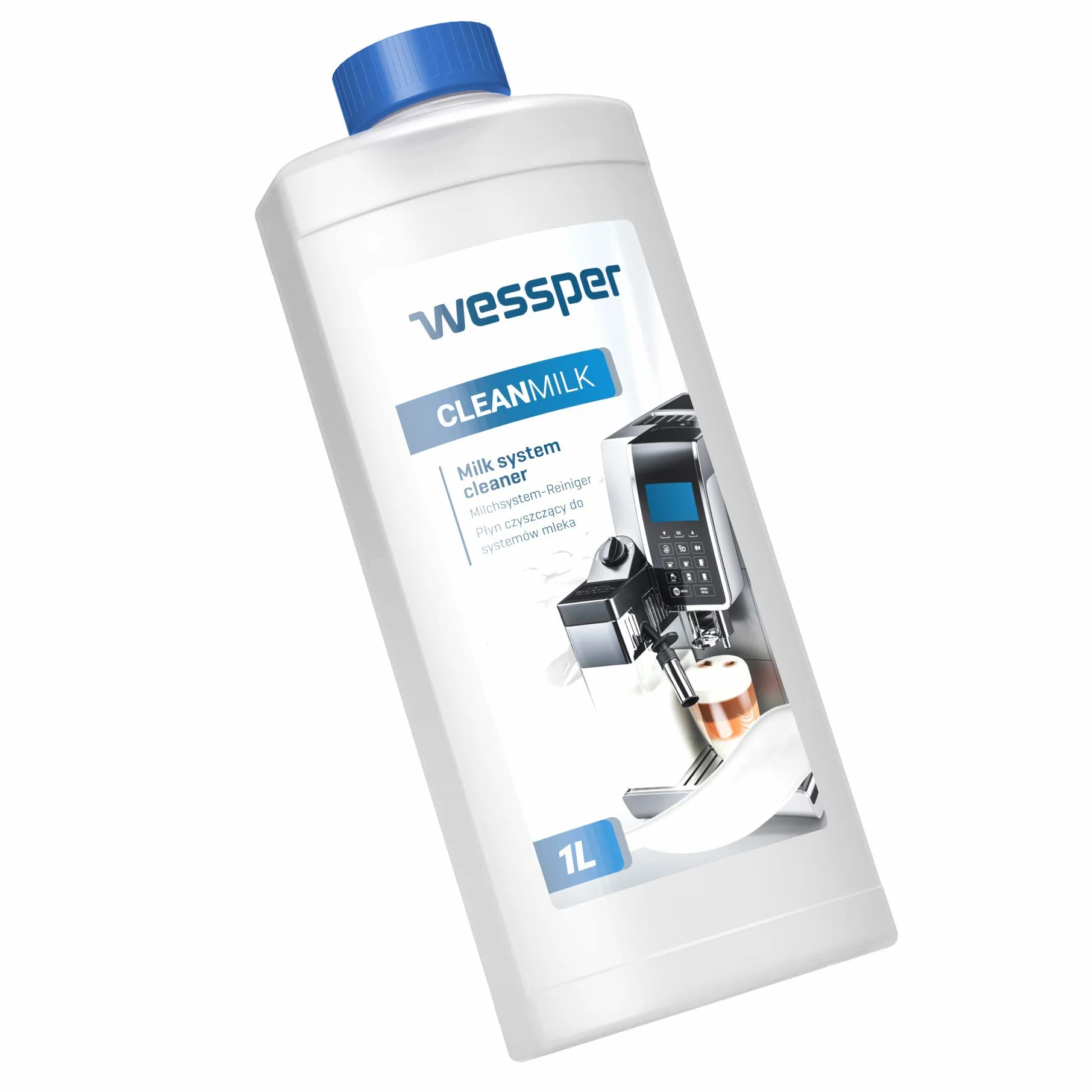 Wessper Płyn do Czyszczenia Obwodów Mleka w Ekspresie, 1000ml