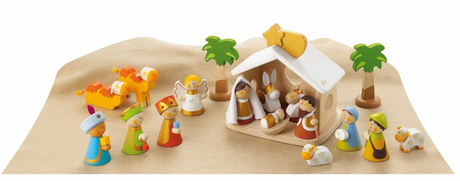 Sevi : Large Wooden Nativity Scene