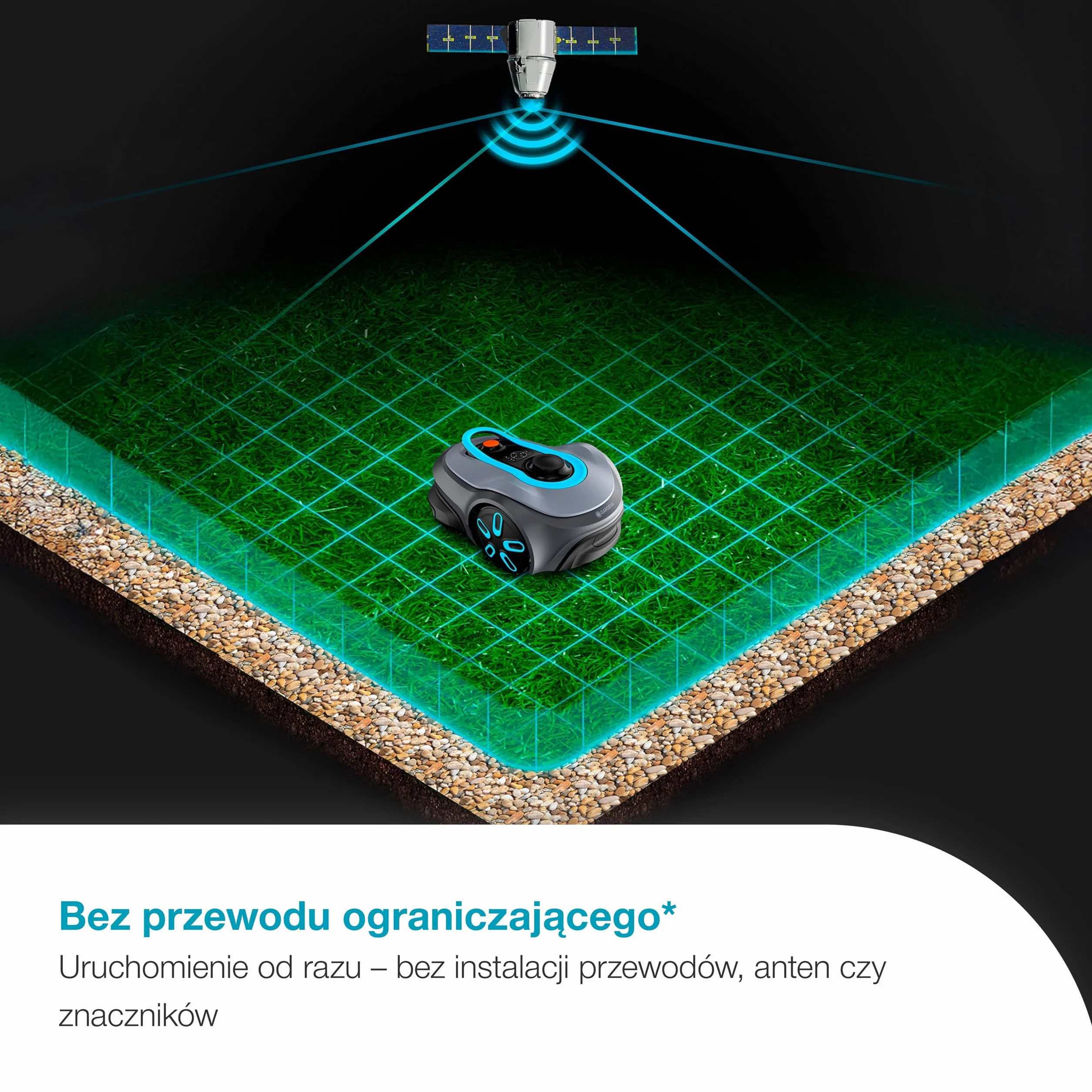 Gardena inteligentny robot koszący SILENO free Set 600 m², bezprzewodowy, do trawników o powierzchni do 600 m², LONA Intelligence, bez przewodu granicznego, cicha praca (19921-32)
