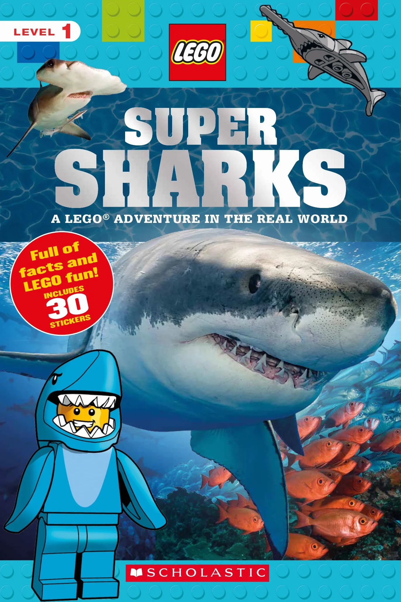 Super Sharks (Lego Nonfiction), Volume 7: A Lego Adventure in the Real World