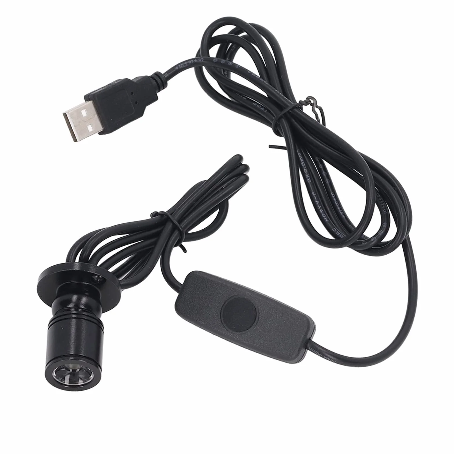 Mini Reflektor Punktowy, Aluminiowy Reflektor LED USB 5 V z możliwością ściemniania z Kablem o Długości 6,6 Stopy Małe światło Akcentujące do Malowania Obrazów Rośliny Prezentacja (Ciepłe białe światło 3000K)