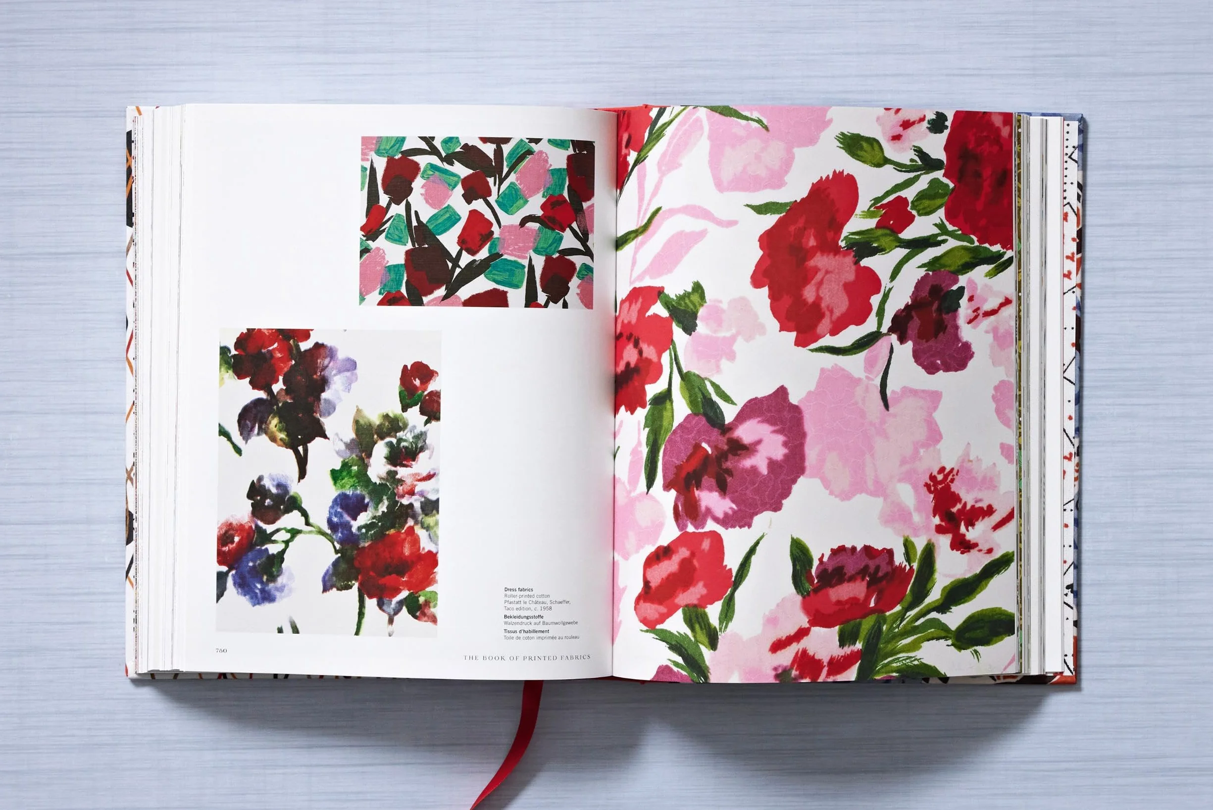 The book of Printed Fabrics: From the 16th century until today