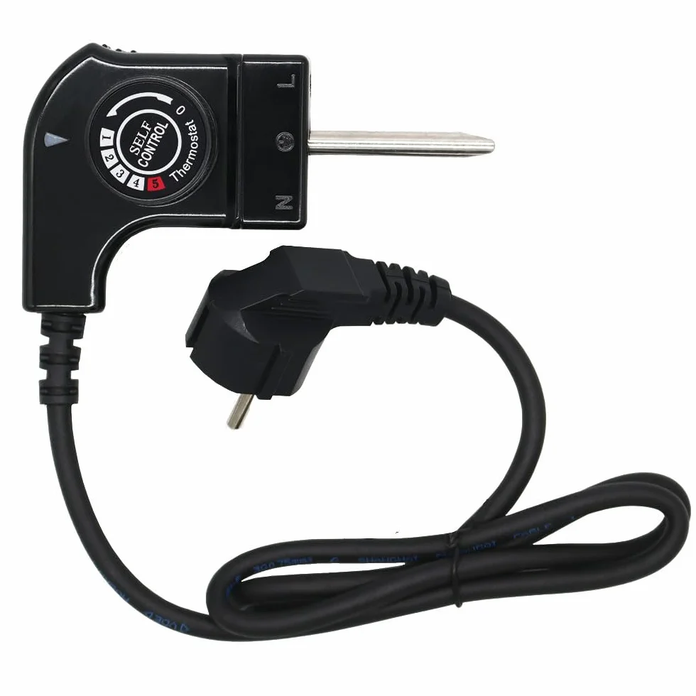 Anakel Home Kabel do grilla Plancha, termostat księżniczki, kabel z termostatem do Fagor, Jata, Princess, Solac, Magefesa... (uniwersalny)