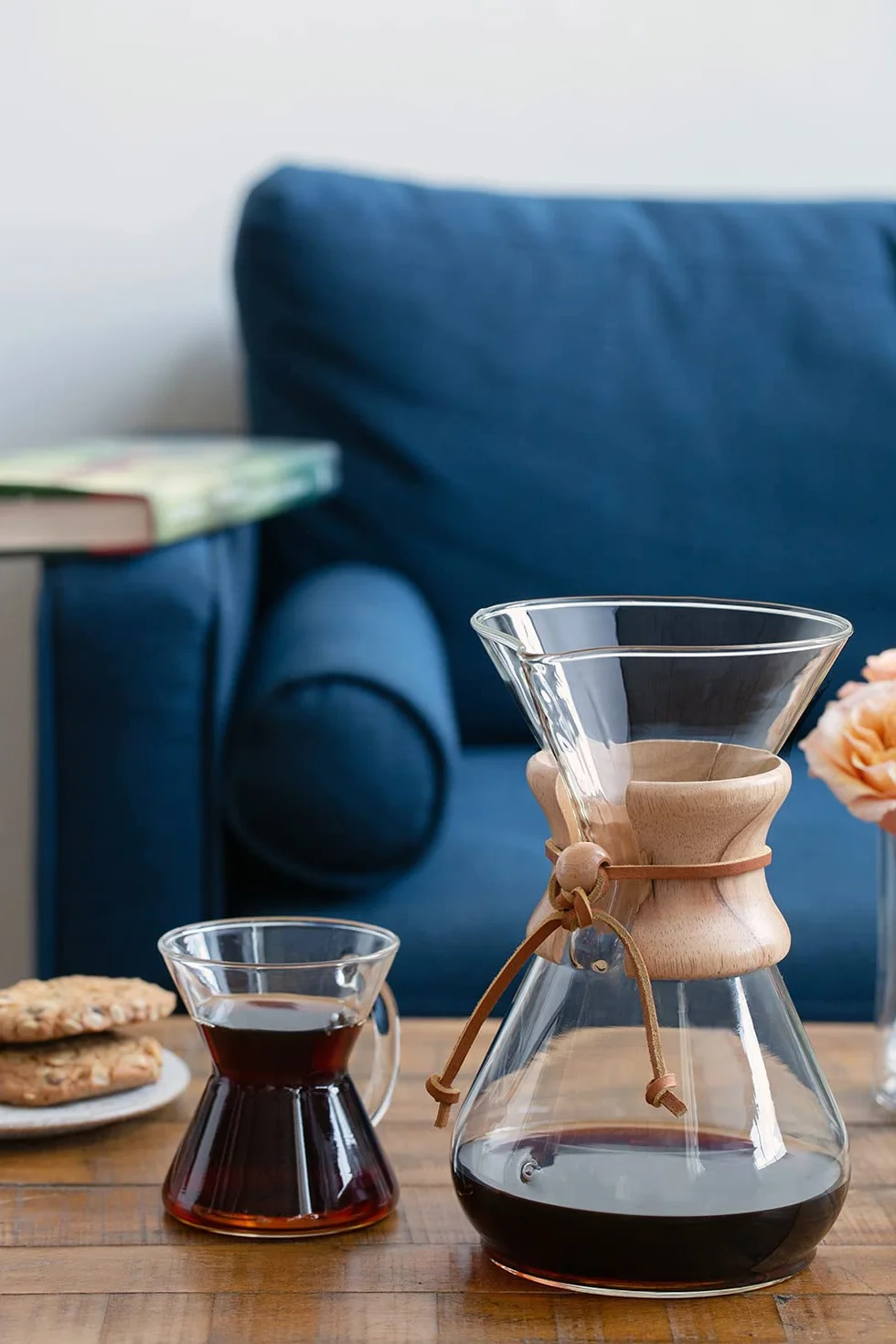 Chemex Classic Ekspres do kawy ze szkła do nalewania 8 filiżanek
