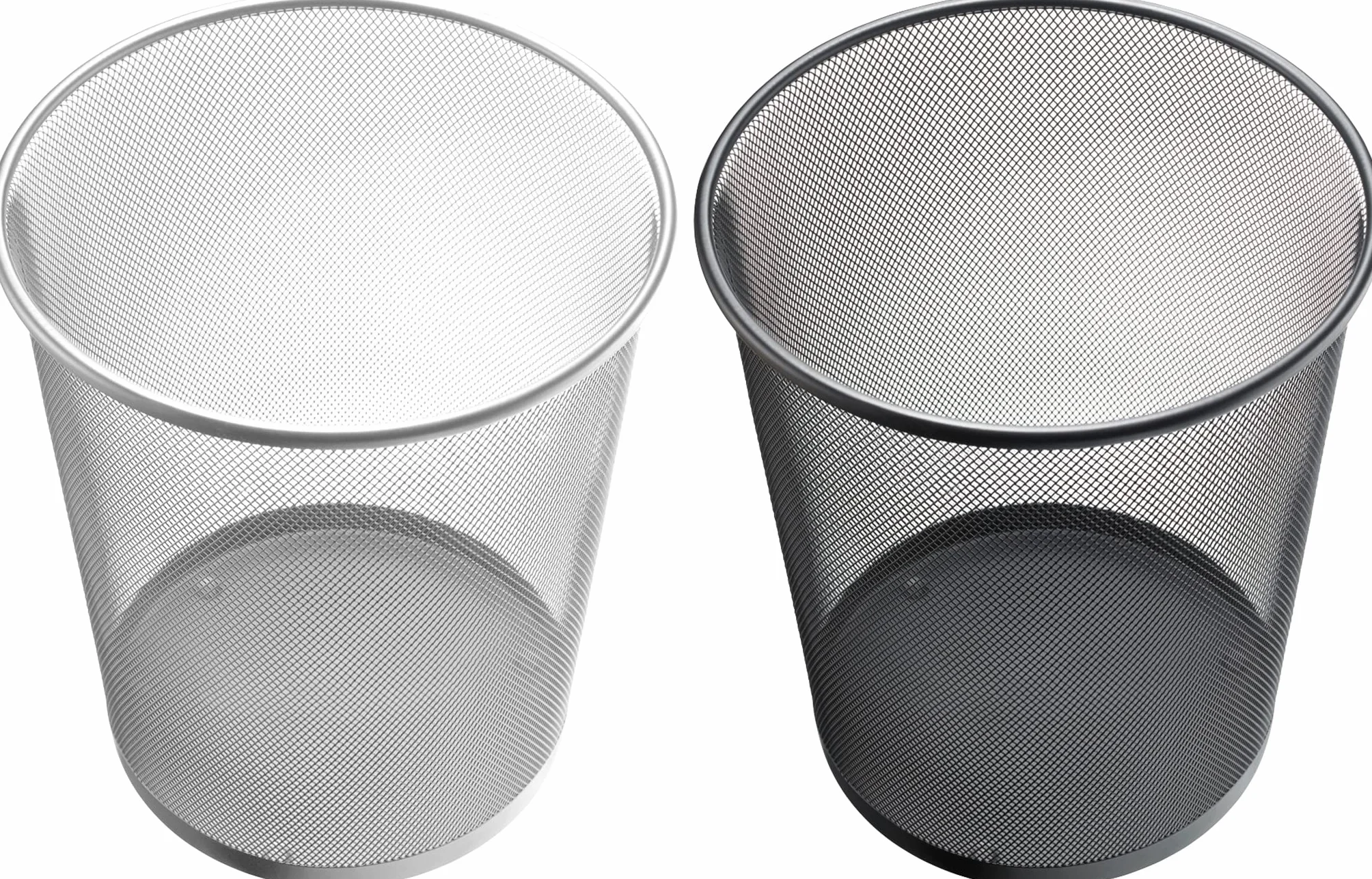 Helit H2518595 siatka na odpady, 15 l, metal, czarny