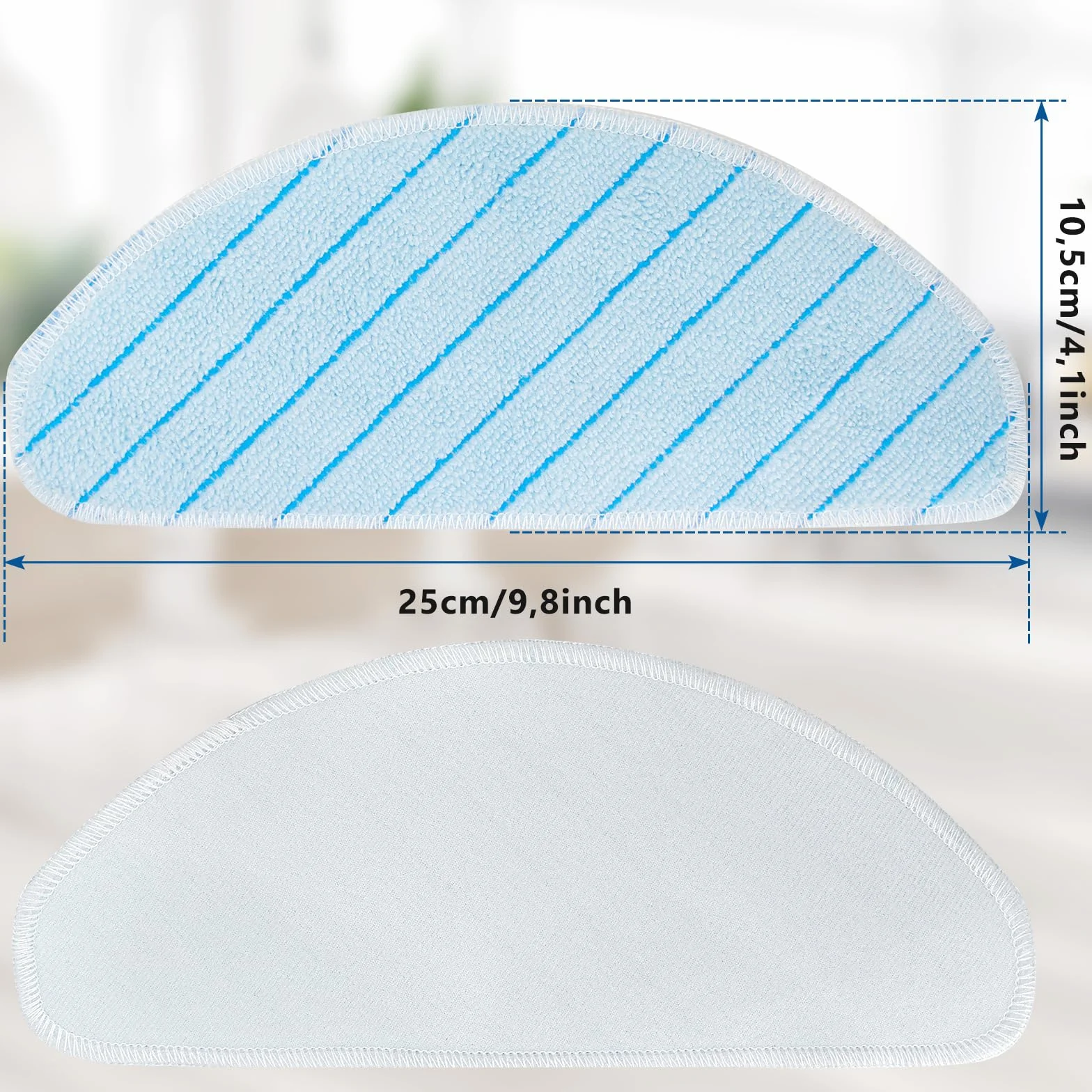 10 sztuk zmywalnych ściereczek do Ecovacs Deebot T9 serii T9 AIVI/PRO/MAX T8 T8 Max/AIVI N8 / N8 Pro Części zamienne